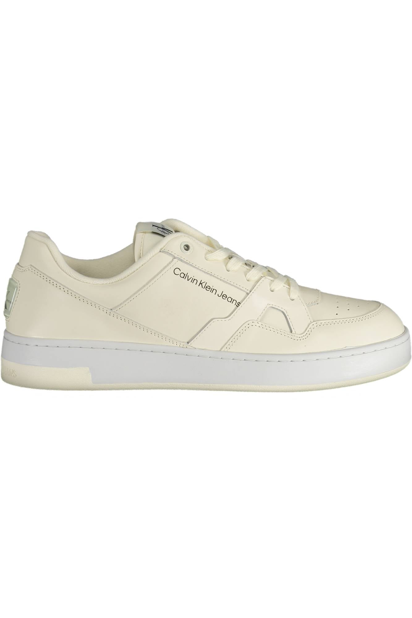 CALVIN KLEIN WHITE MEN'S SPORTS SHOES