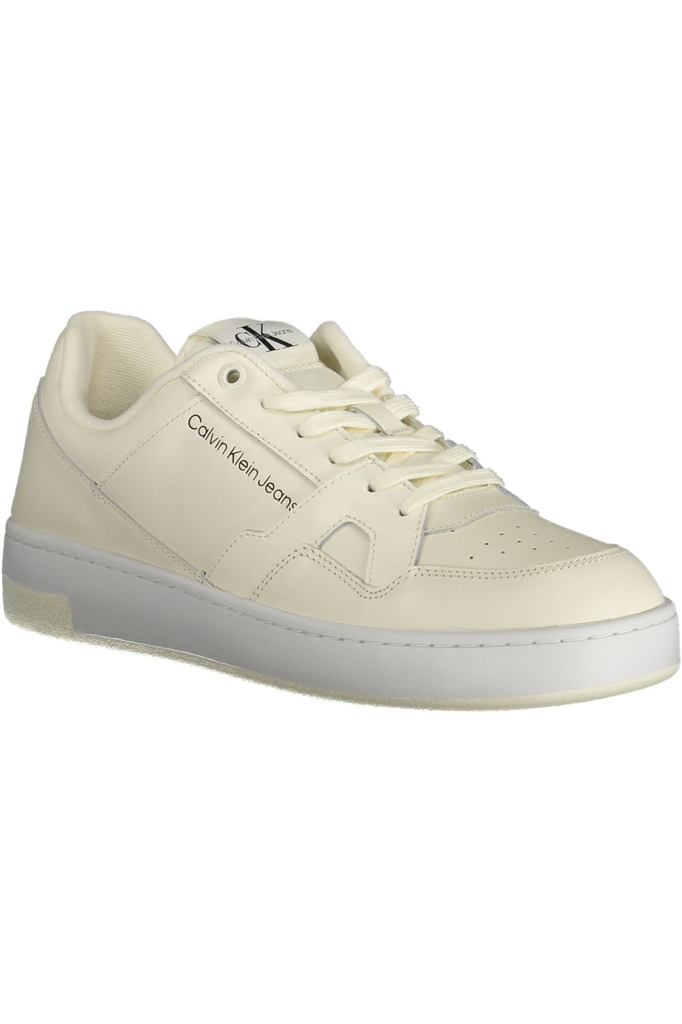 CALVIN KLEIN WHITE MEN'S SPORTS SHOES