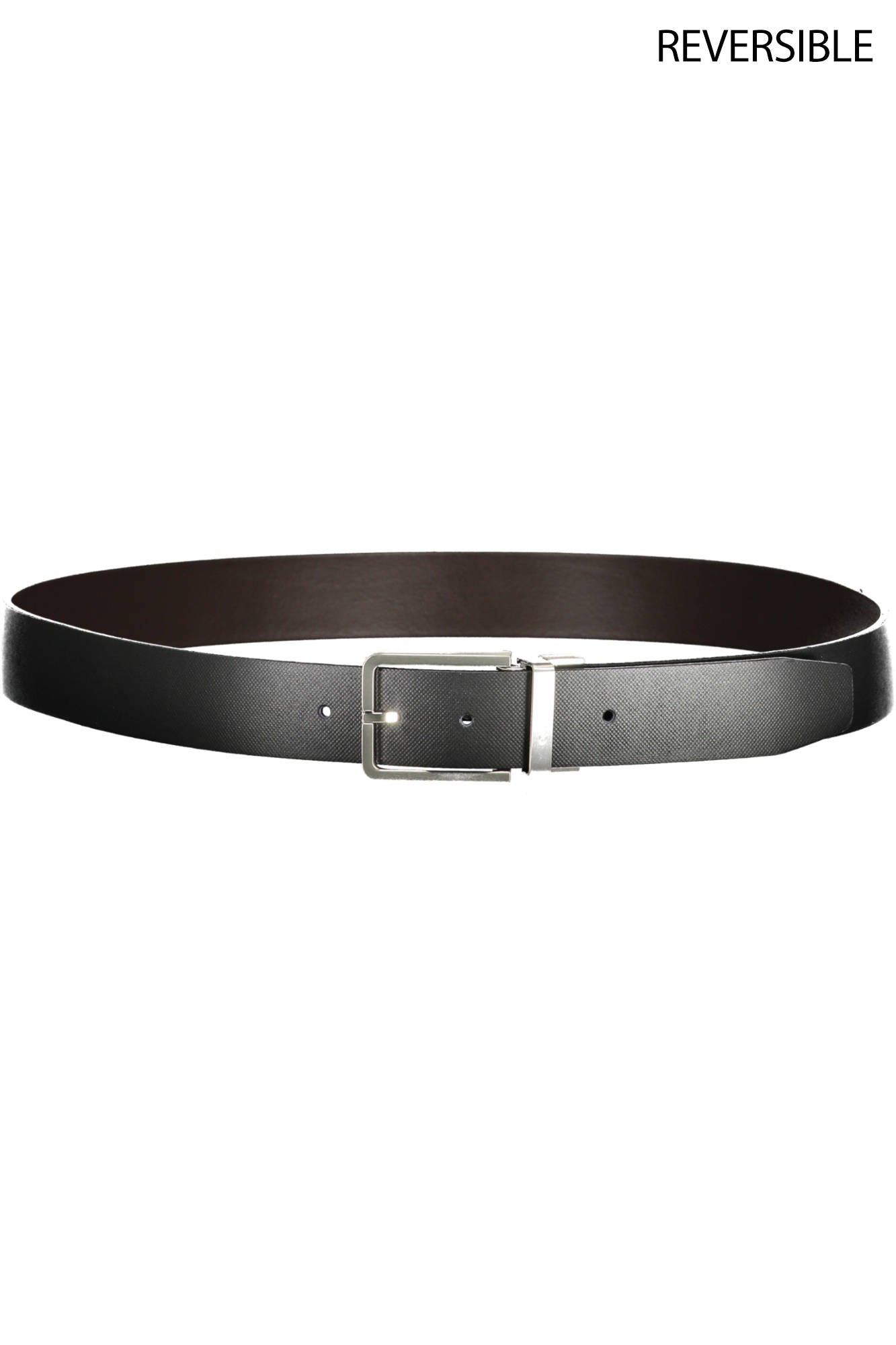 CALVIN KLEIN BROWN MEN'S LEATHER BELT