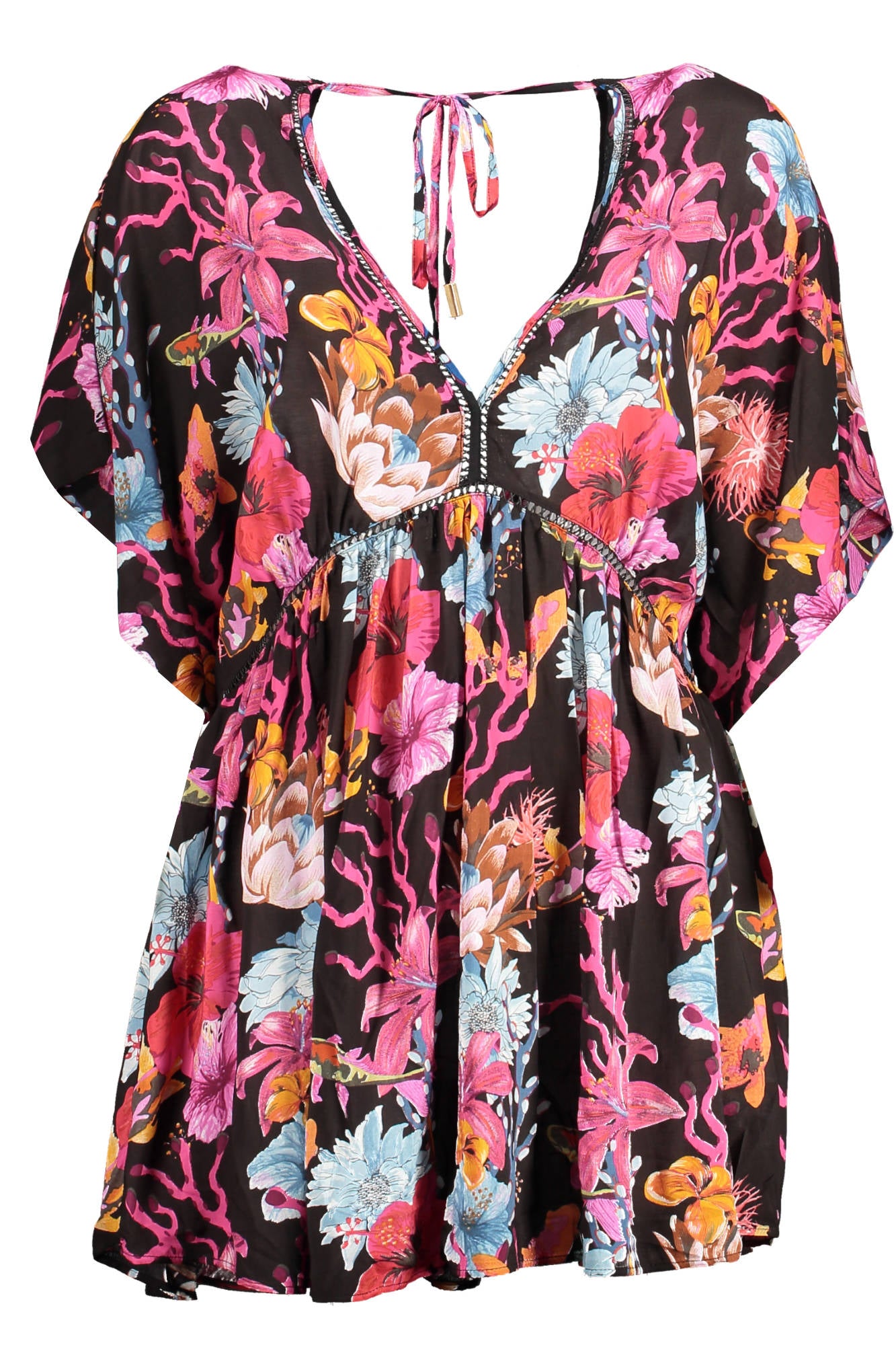 DESIGUAL SHORT DRESS WOMAN BLACK