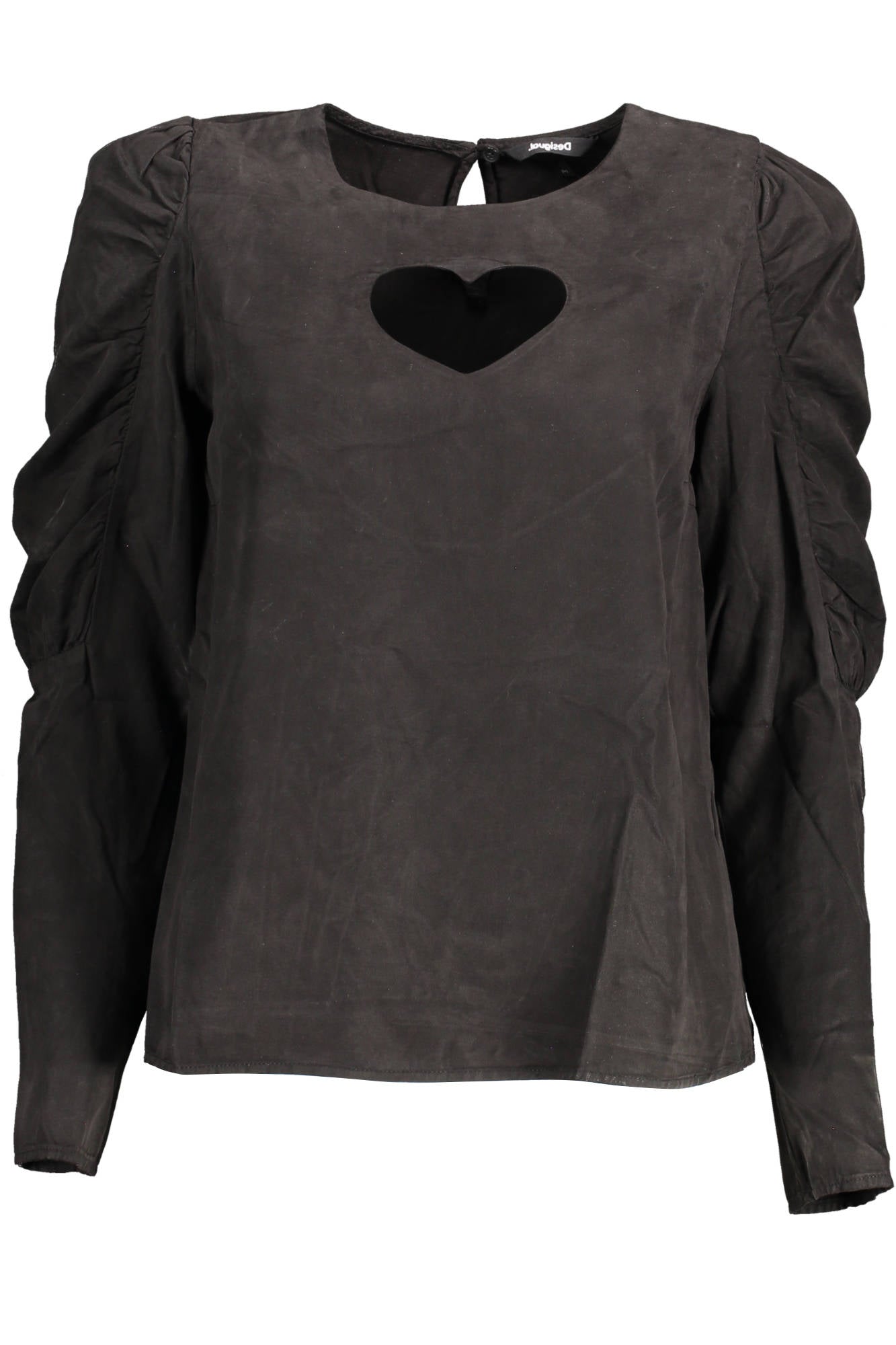 DESIGUAL LONG SLEEVE SHIRT WOMAN BLACK