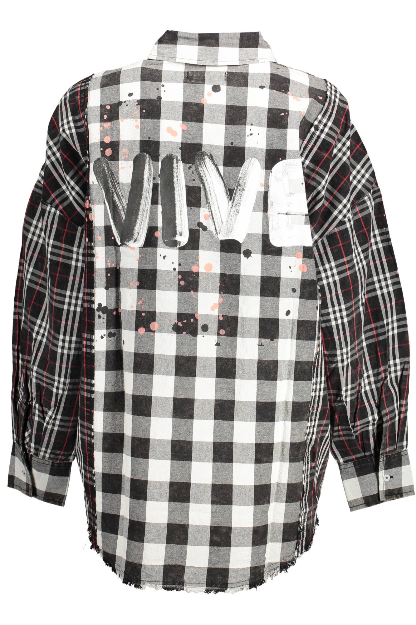 DESIGUAL LONG SLEEVE SHIRT WOMAN BLACK