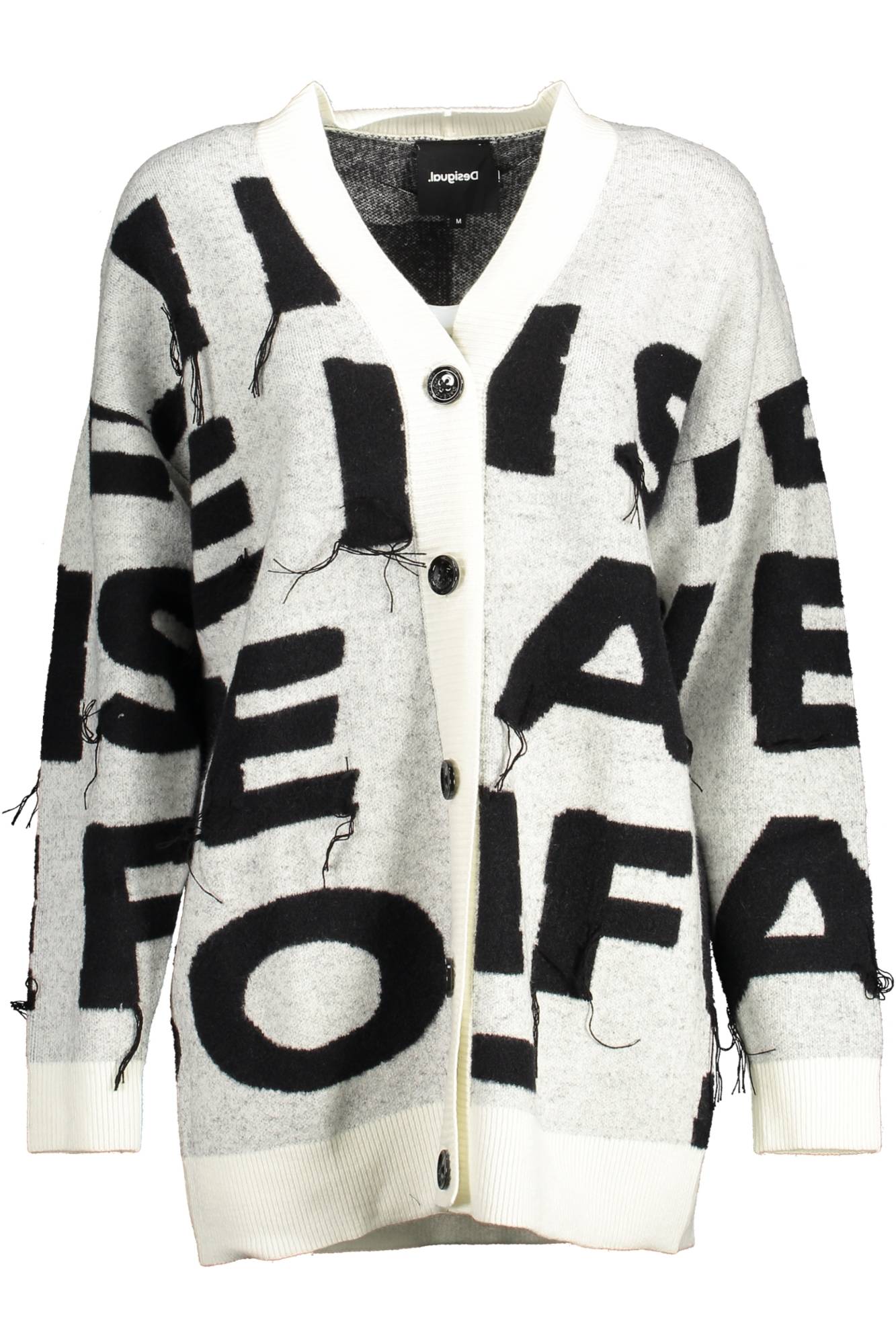 DESIGUAL CARDIGAN WOMAN WHITE