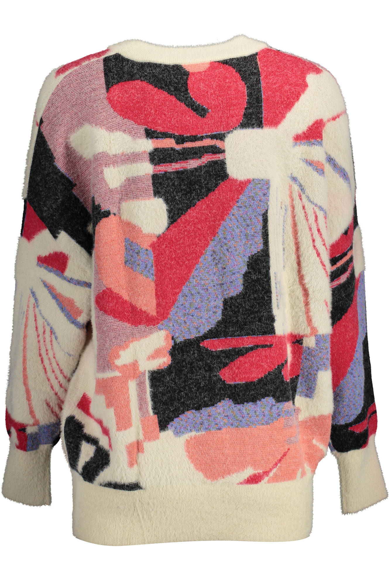 DESIGUAL WOMEN'S WHITE SWEATER