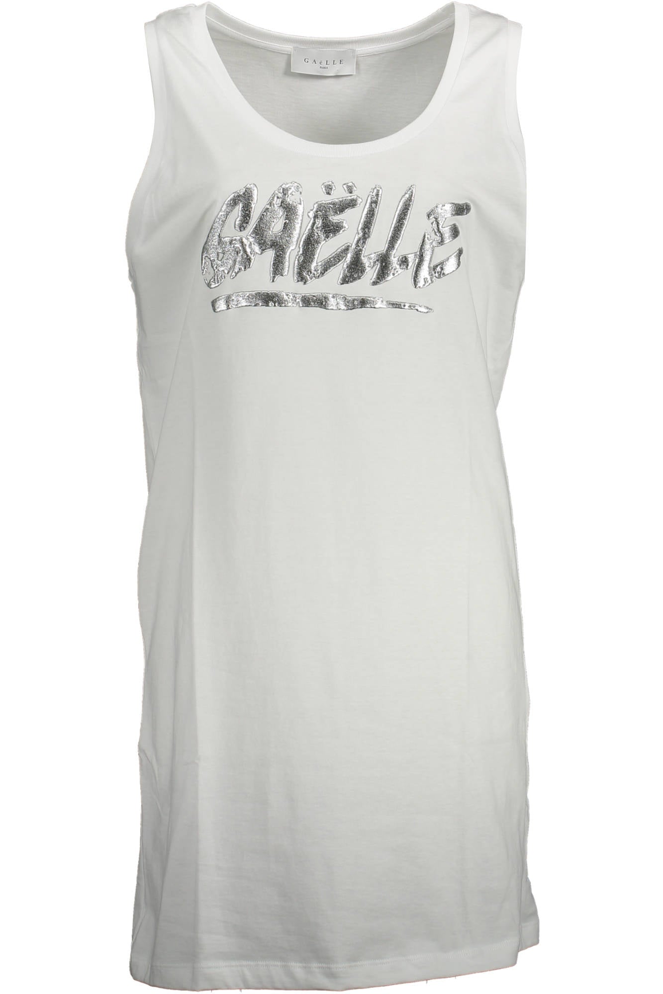 GAELLE PARIS WHITE WOMAN SHORT DRESS
