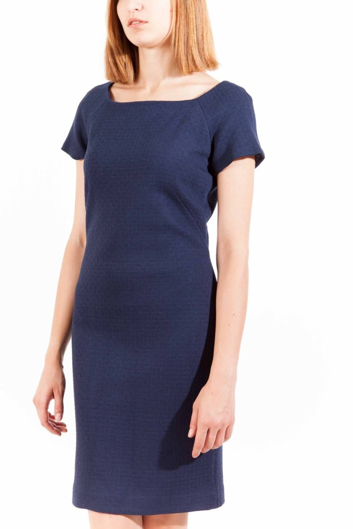 GANT SHORT DRESS WOMAN BLUE