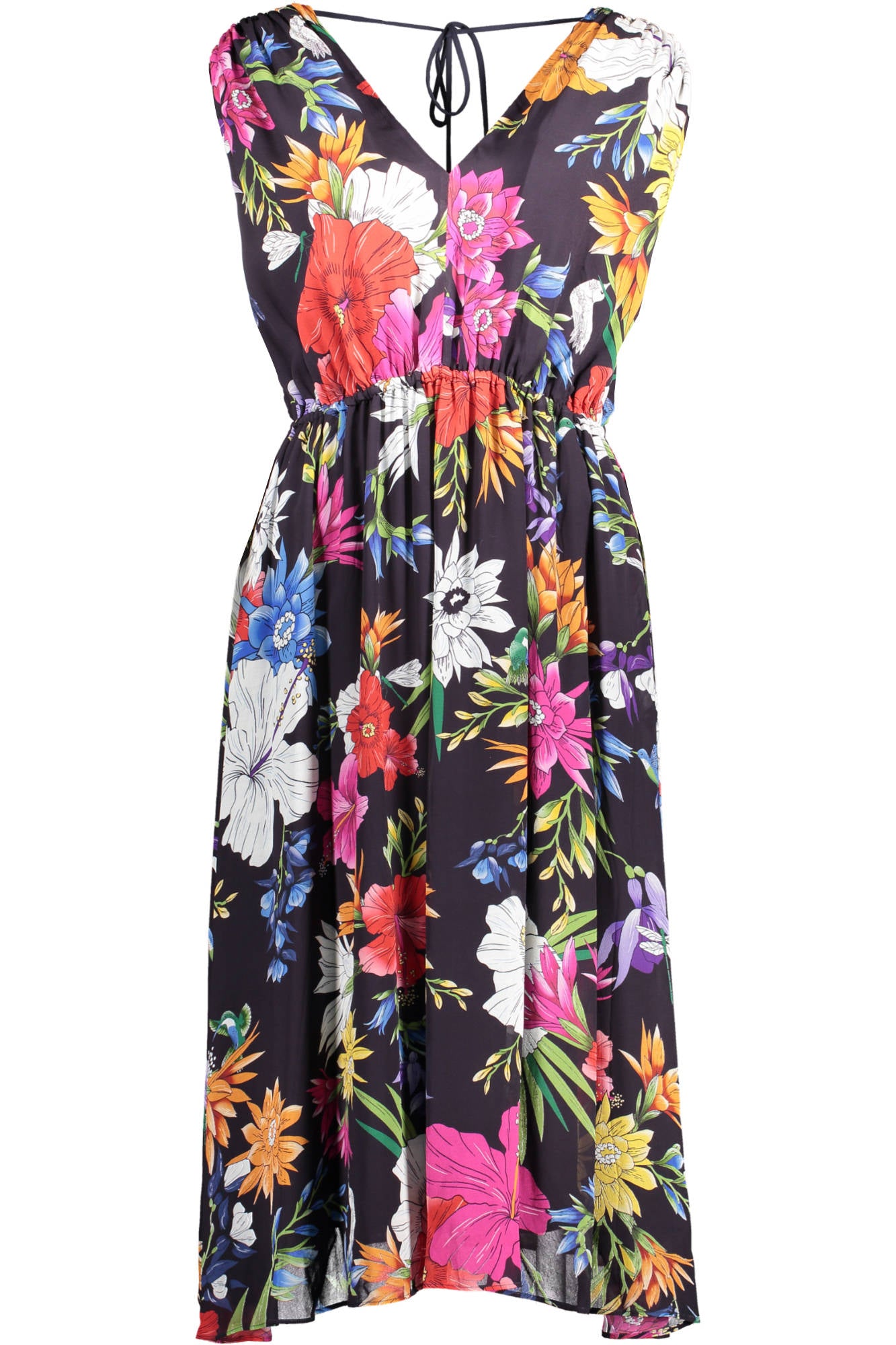 GANT LONG DRESS WOMAN BLUE