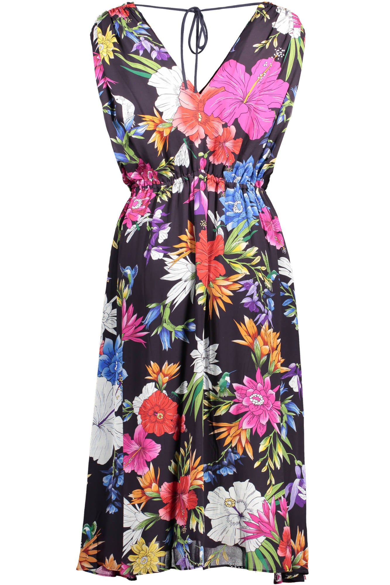 GANT LONG DRESS WOMAN BLUE