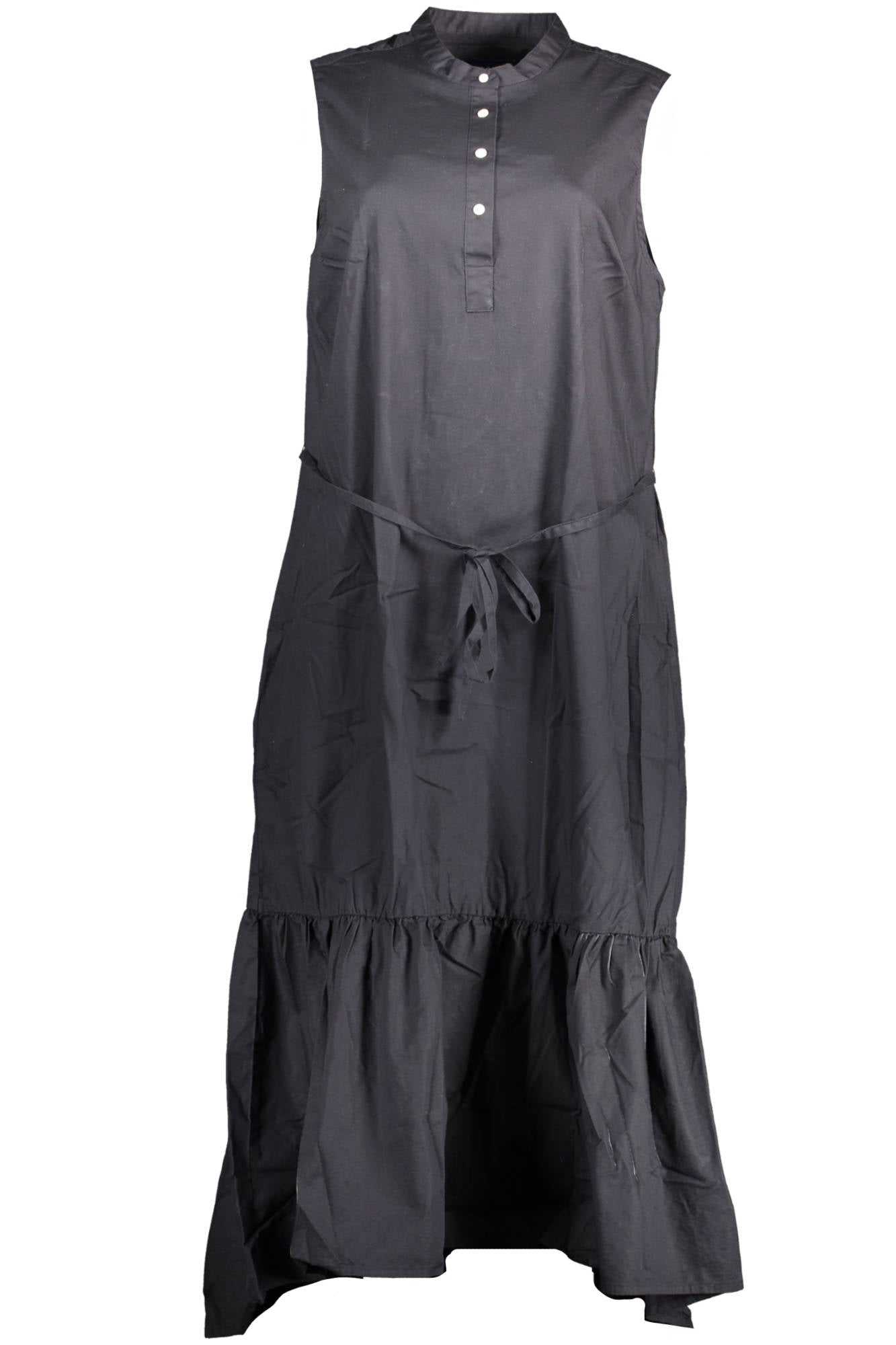 GANT LONG DRESS WOMAN BLACK