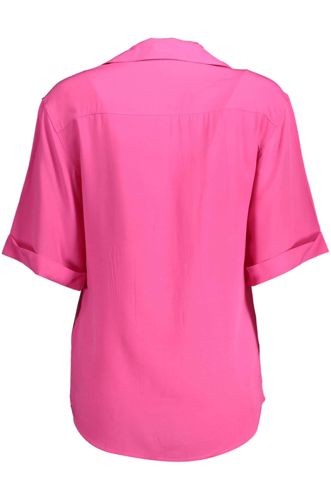 GANT WOMEN'S SHORT SLEEVE SHIRT PINK