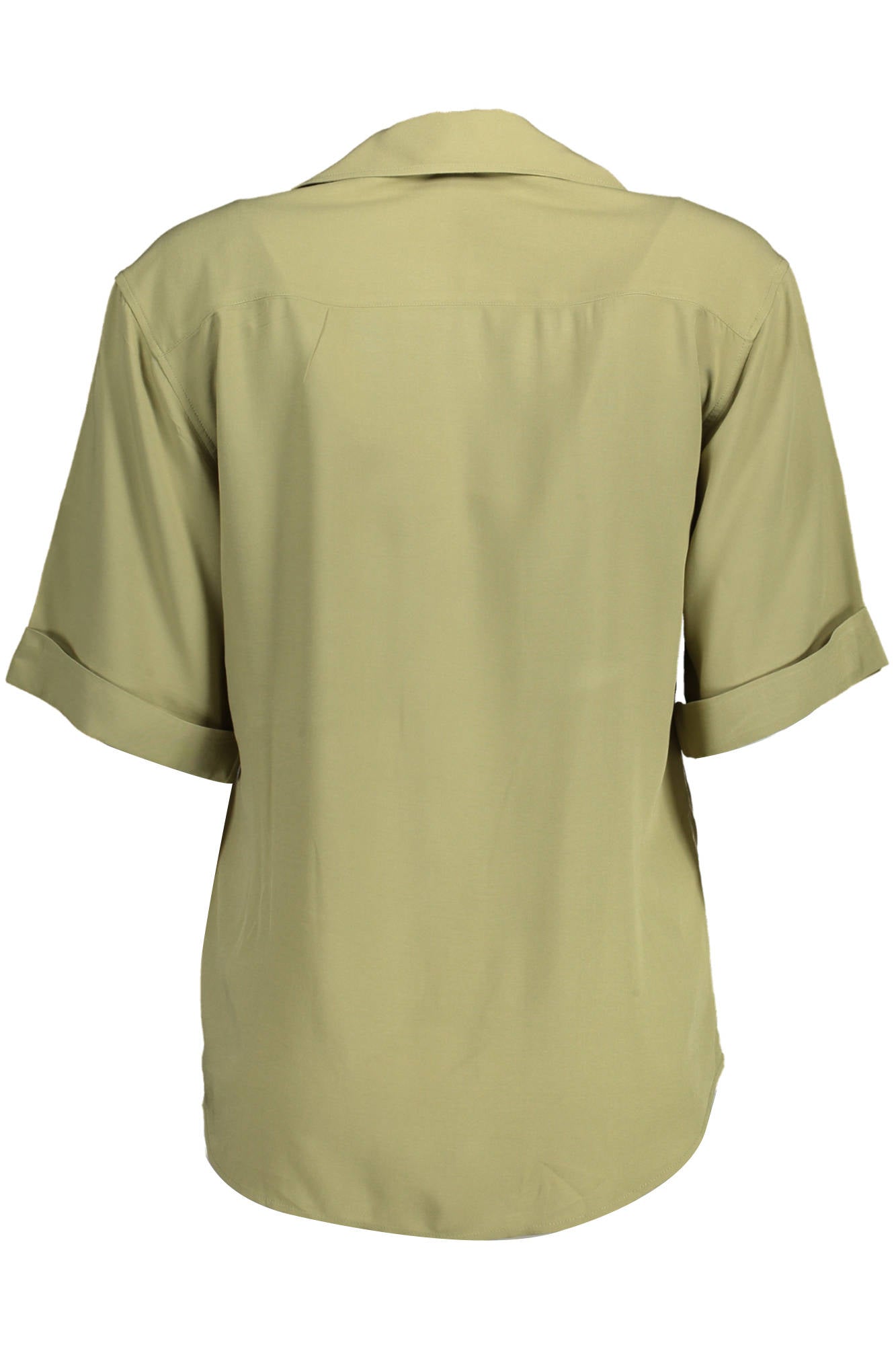 GANT WOMEN'S SHORT SLEEVE GREEN SHIRT