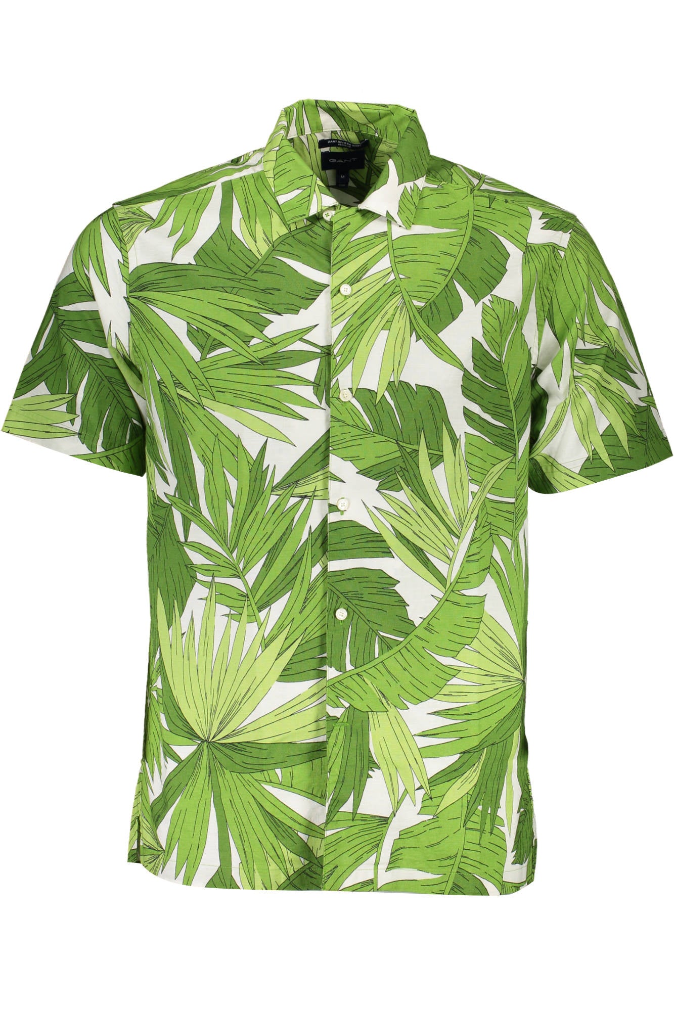 GANT MEN'S SHORT SLEEVE GREEN SHIRT