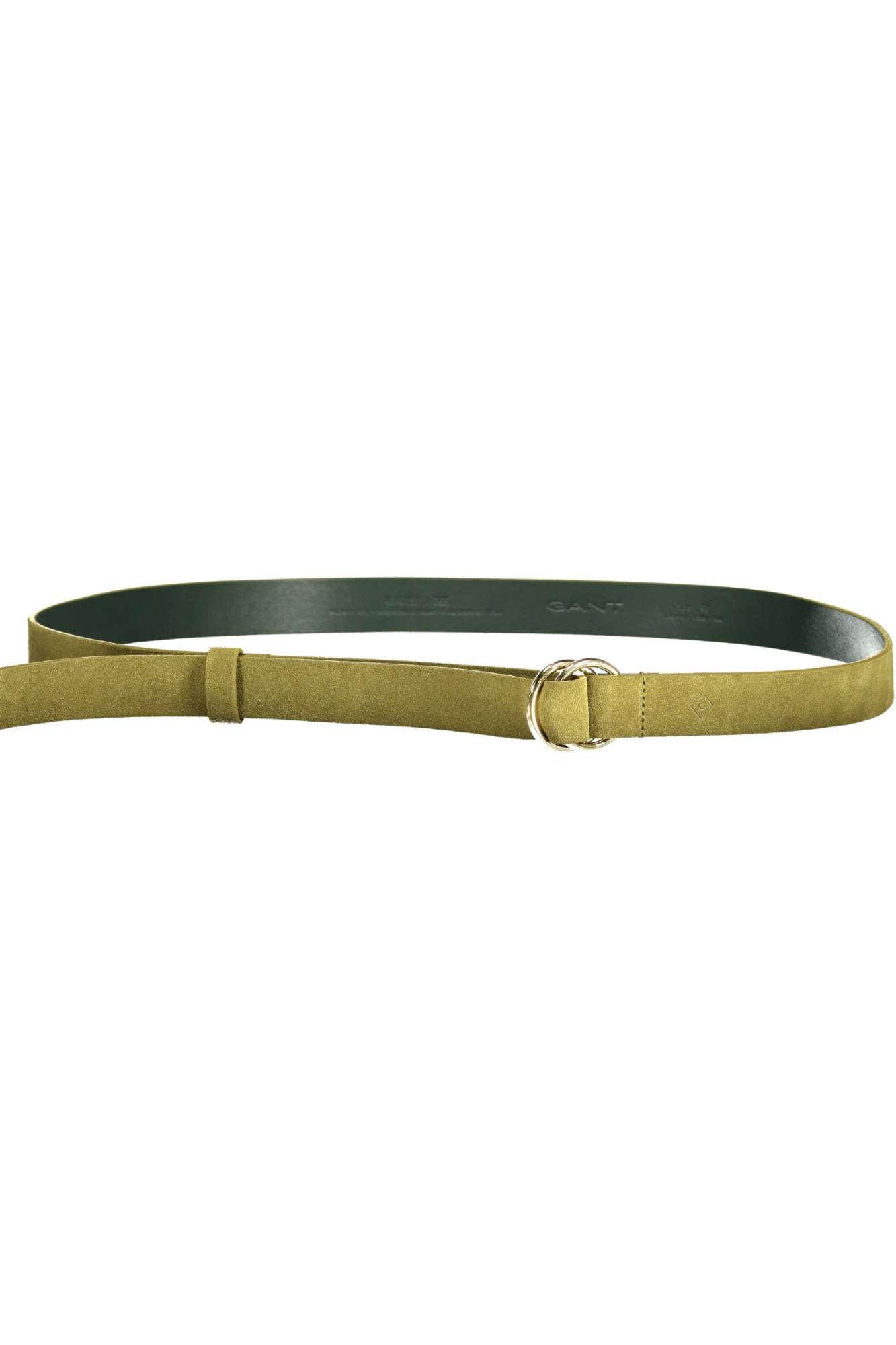GANT GREEN WOMEN'S LEATHER BELT