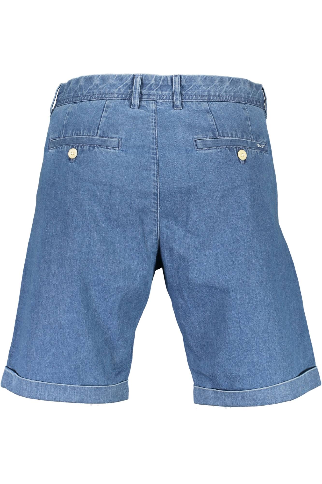 GANT BLUE MEN'S BERMUDA TROUSERS