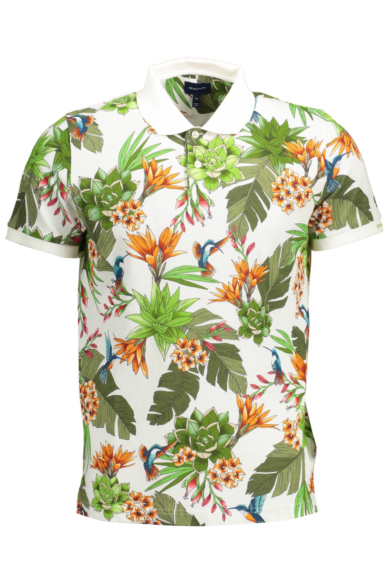 GANT SHORT SLEEVE POLO SHIRT MAN WHITE