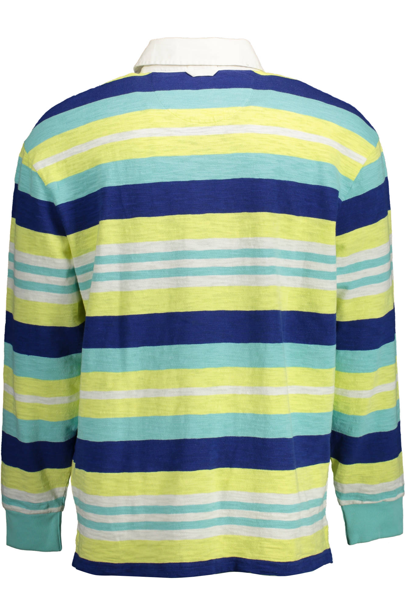 GANT MEN'S YELLOW LONG SLEEVE POLO SHIRT