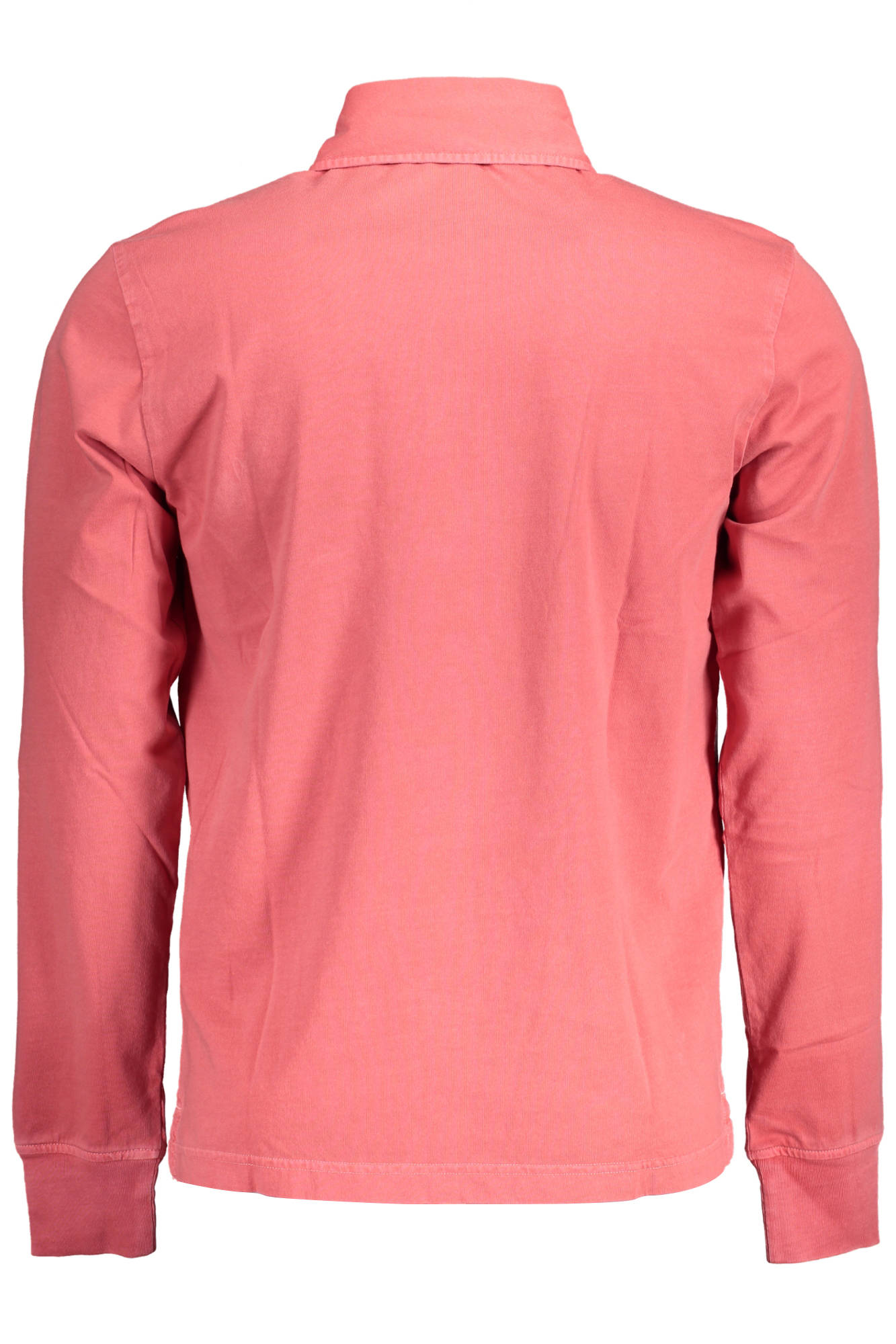 GANT MEN'S RED LONG SLEEVE POLO SHIRT