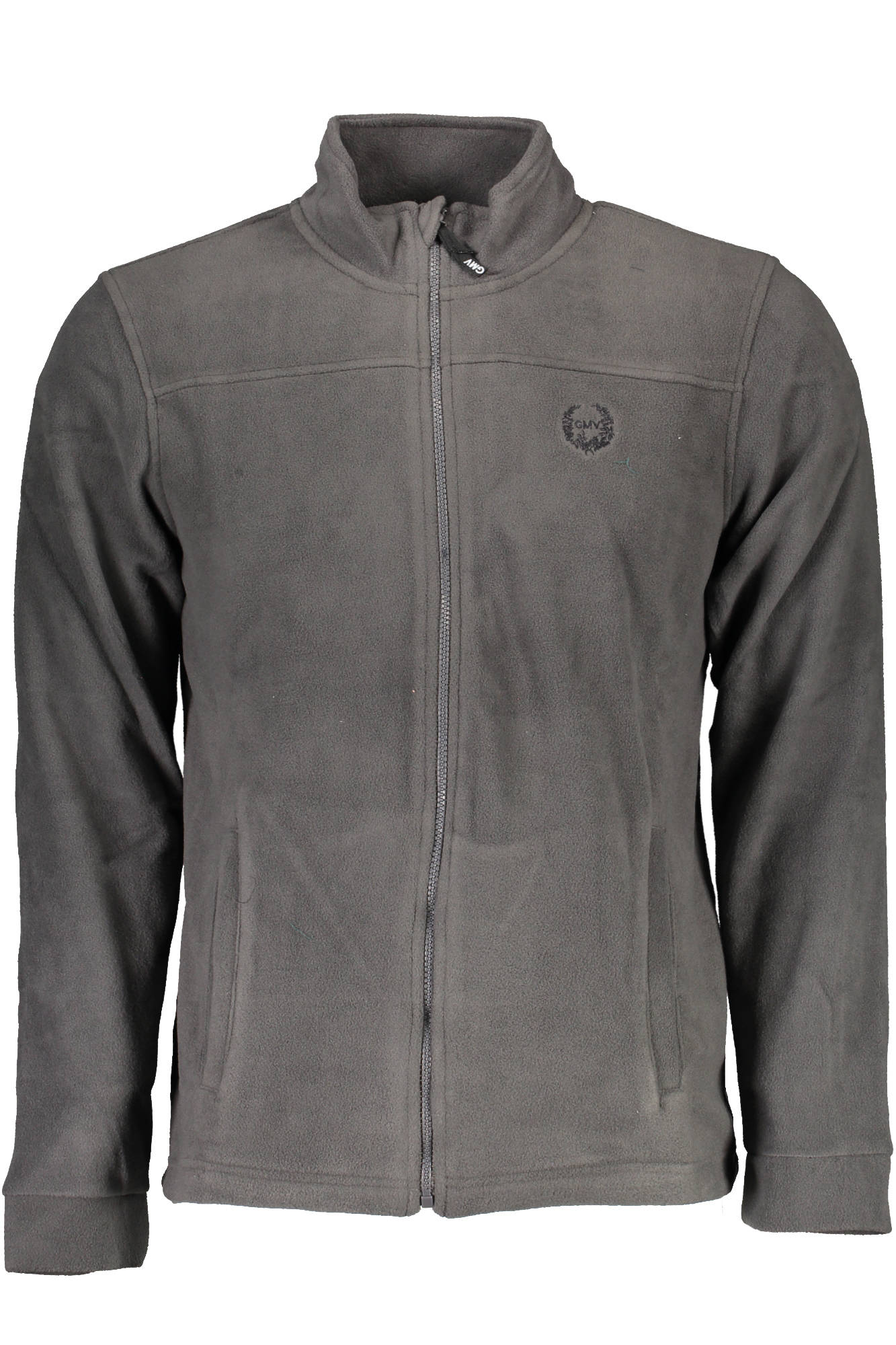 GIAN MARCO VENTURI MEN'S BLUE SWEATSHIRT WITH ZIP