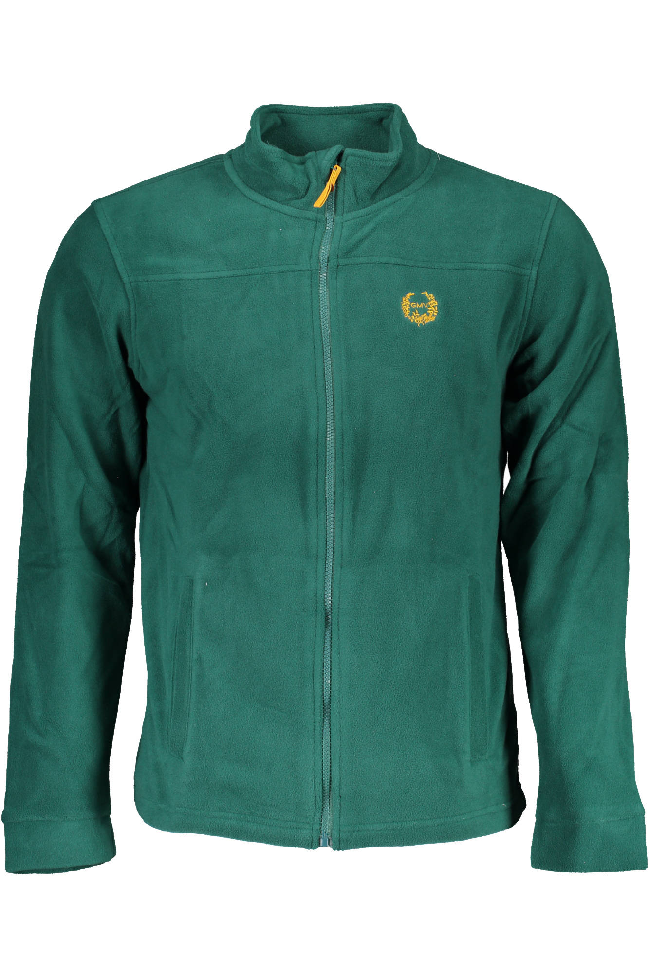 GIAN MARCO VENTURI SWEATSHIRT WITH ZIP MAN GREEN