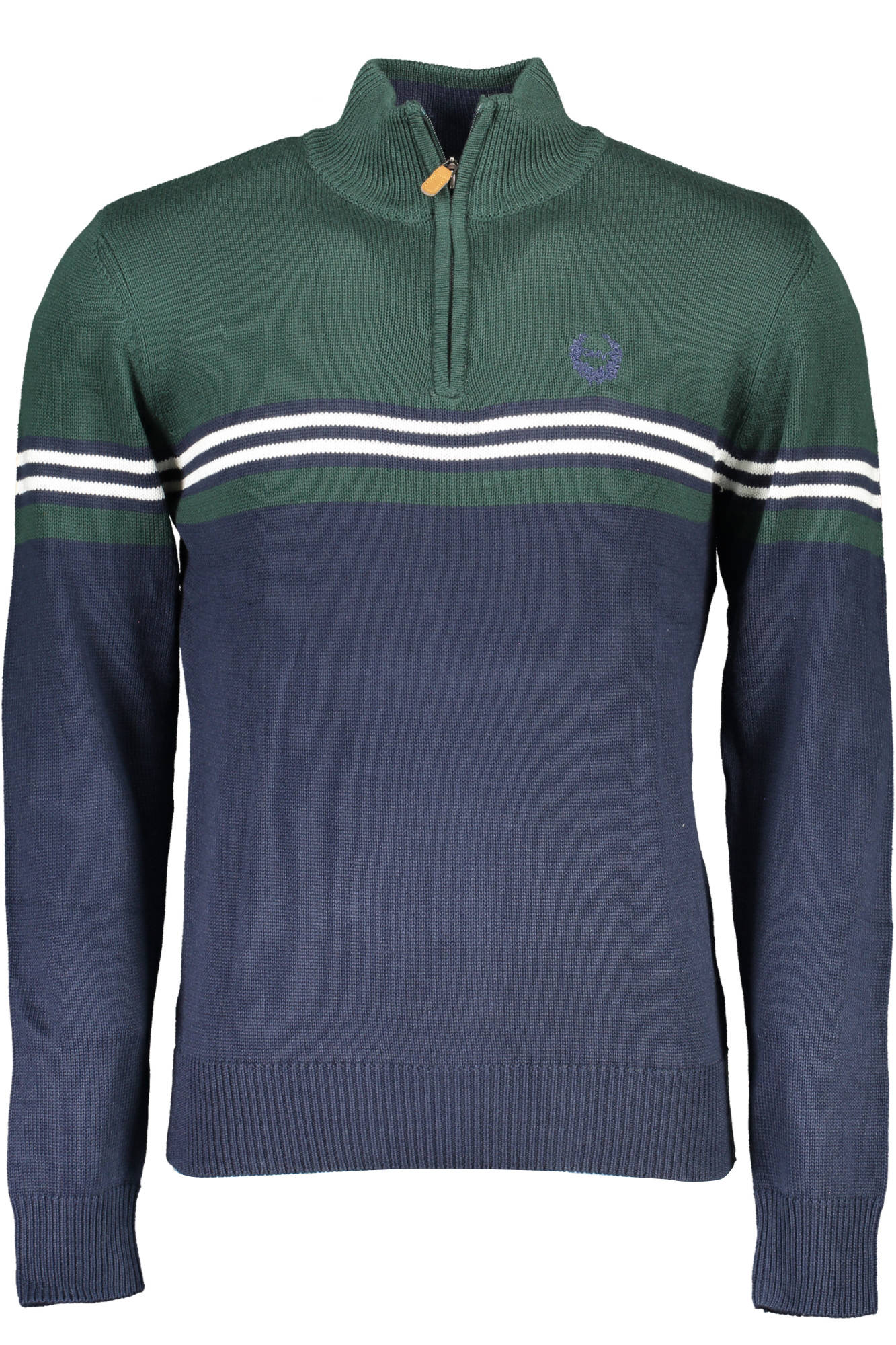 GIAN MARCO VENTURI MEN'S BLUE SWEATER