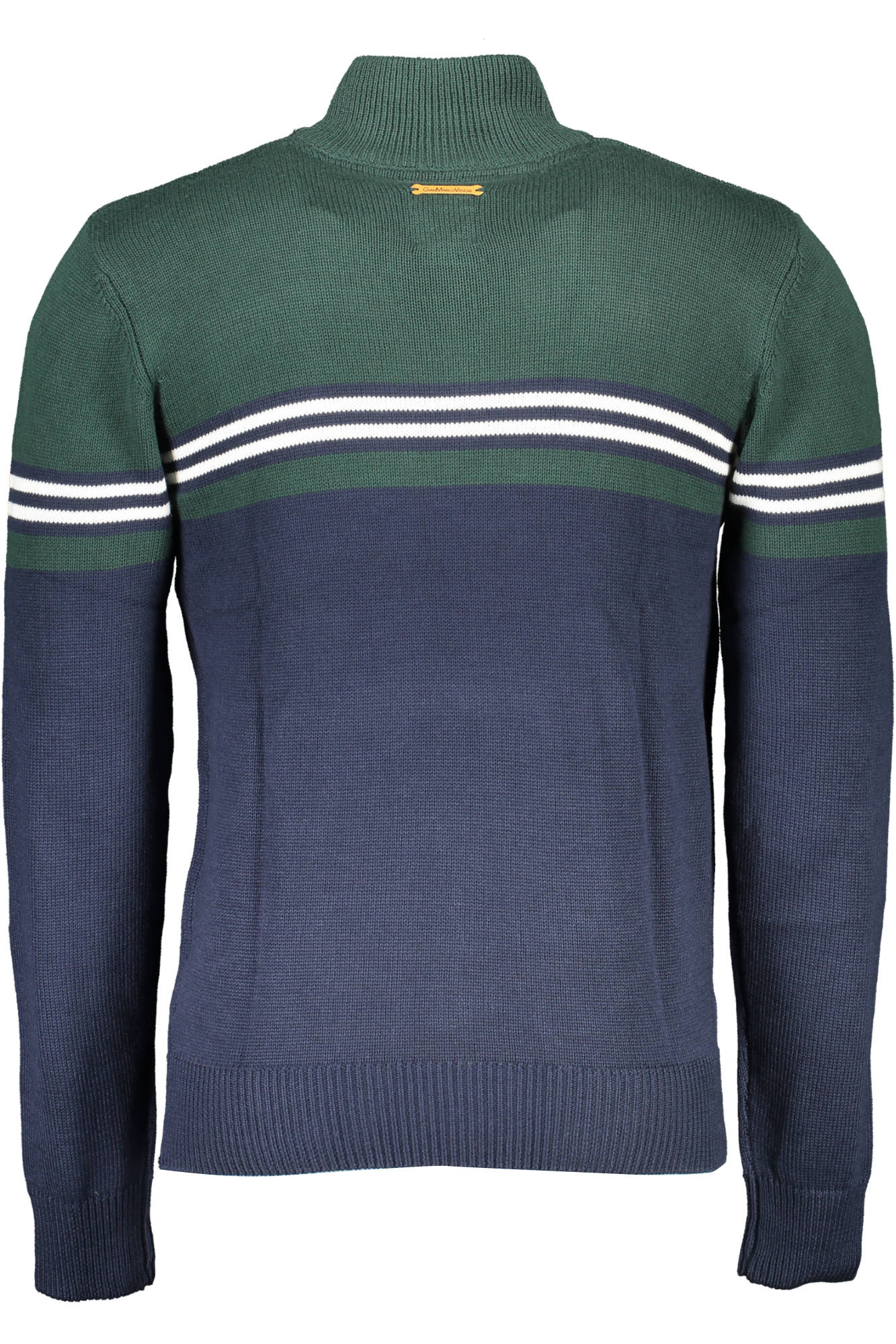 GIAN MARCO VENTURI MEN'S BLUE SWEATER