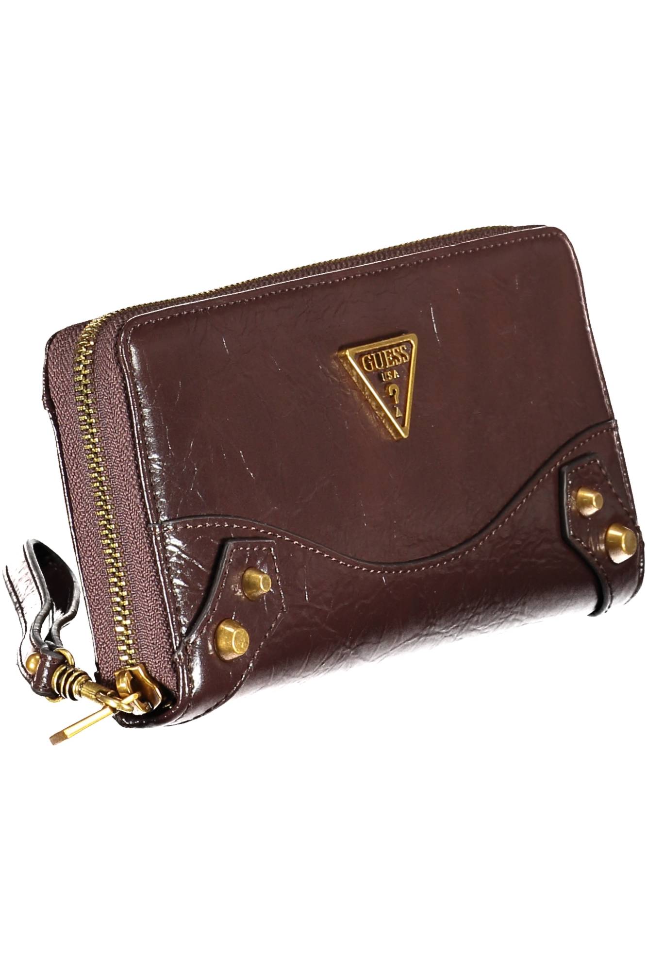 GUESS JEANS WOMEN'S WALLET BROWN