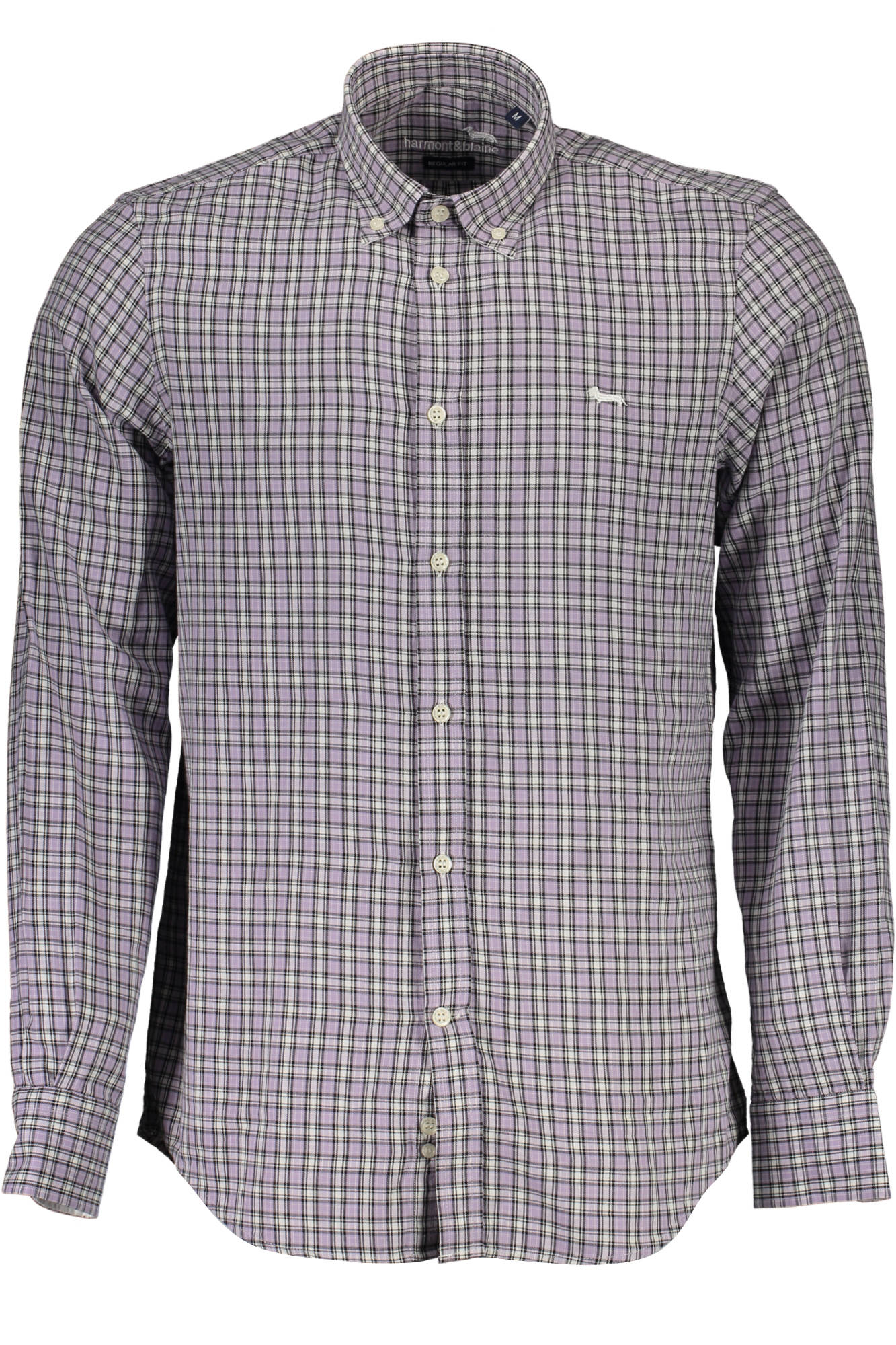 HARMONT & BLAINE MEN'S LONG SLEEVE SHIRT PURPLE