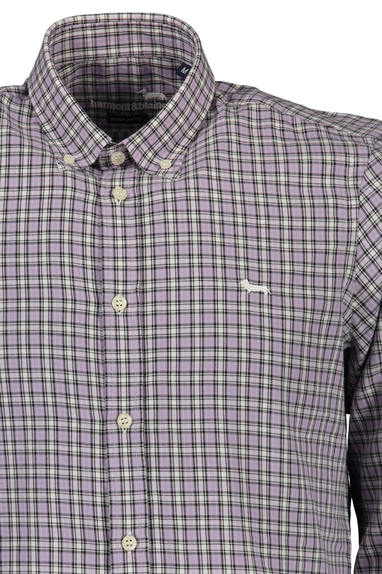 HARMONT & BLAINE MEN'S LONG SLEEVE SHIRT PURPLE