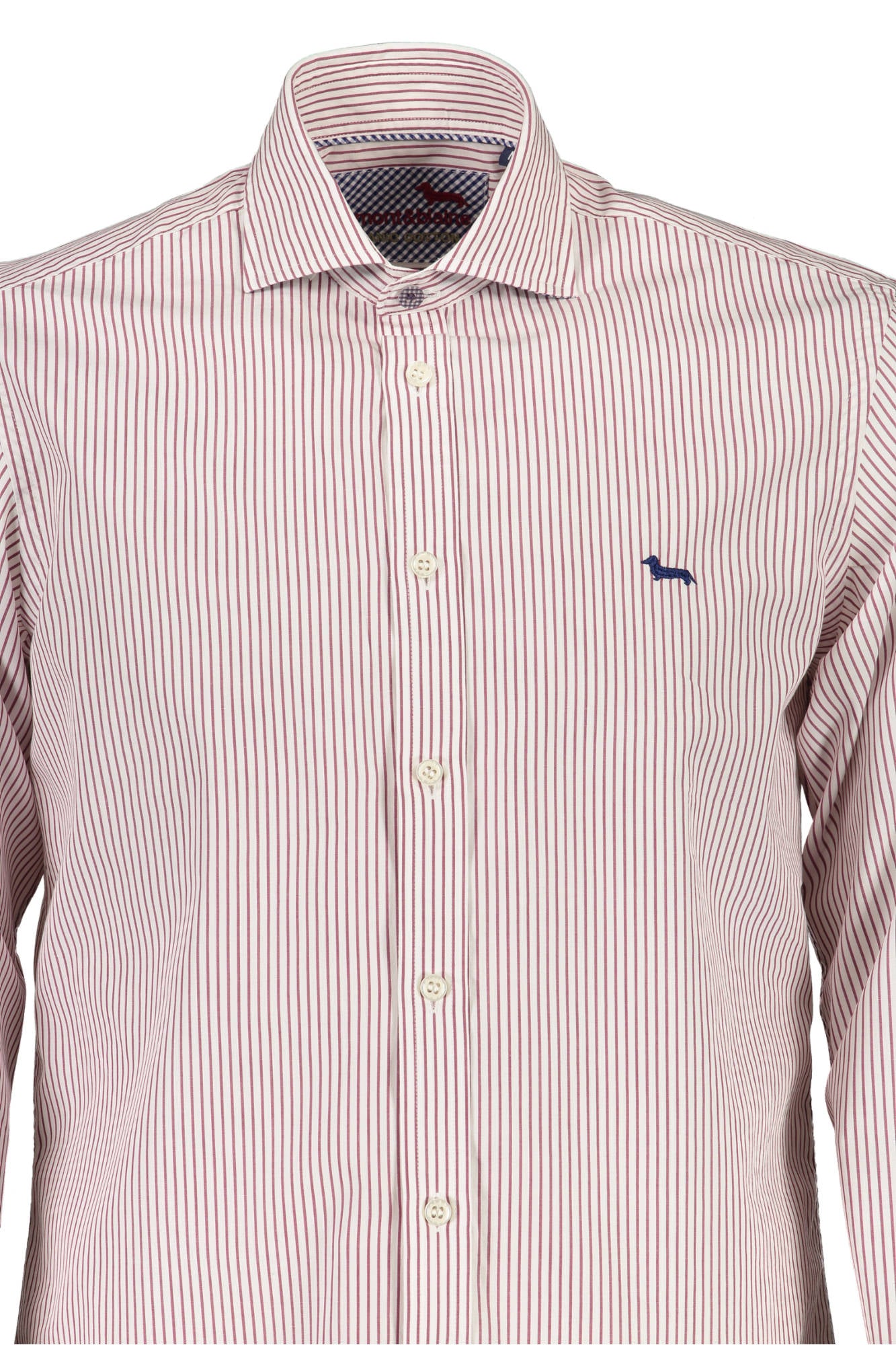 HARMONT & BLAINE MEN'S LONG SLEEVE SHIRT PURPLE