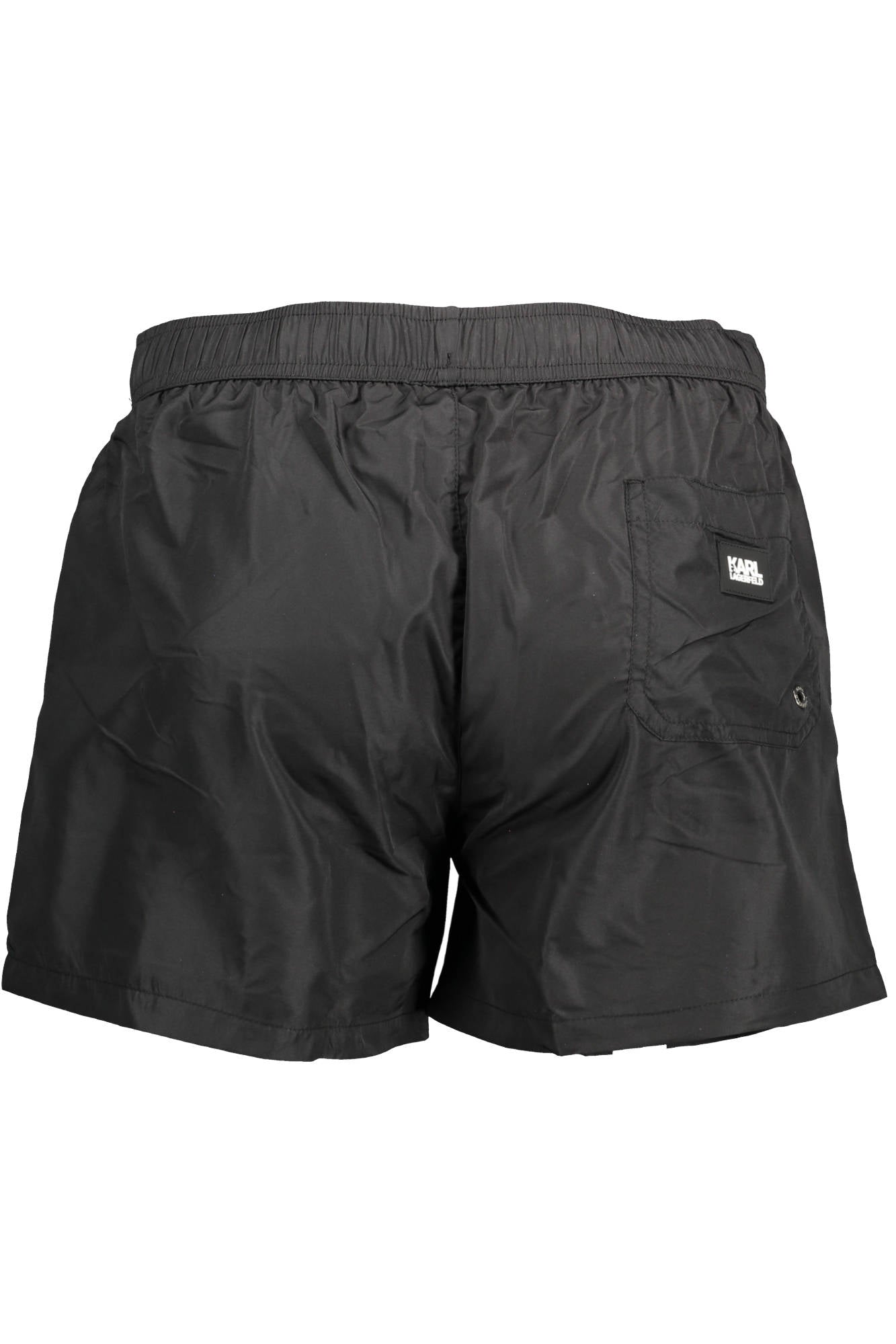 KARL LAGERFELD BEACHWEAR SWIMSUIT PARTS UNDER MAN BLACK