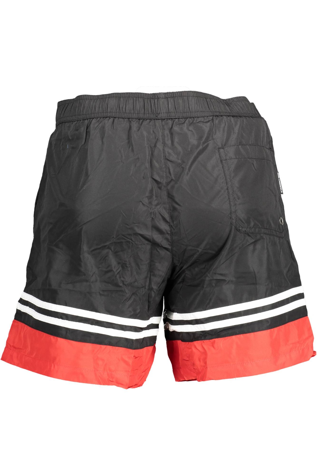 KARL LAGERFELD BEACHWEAR SWIMSUIT PARTS UNDER MAN BLACK