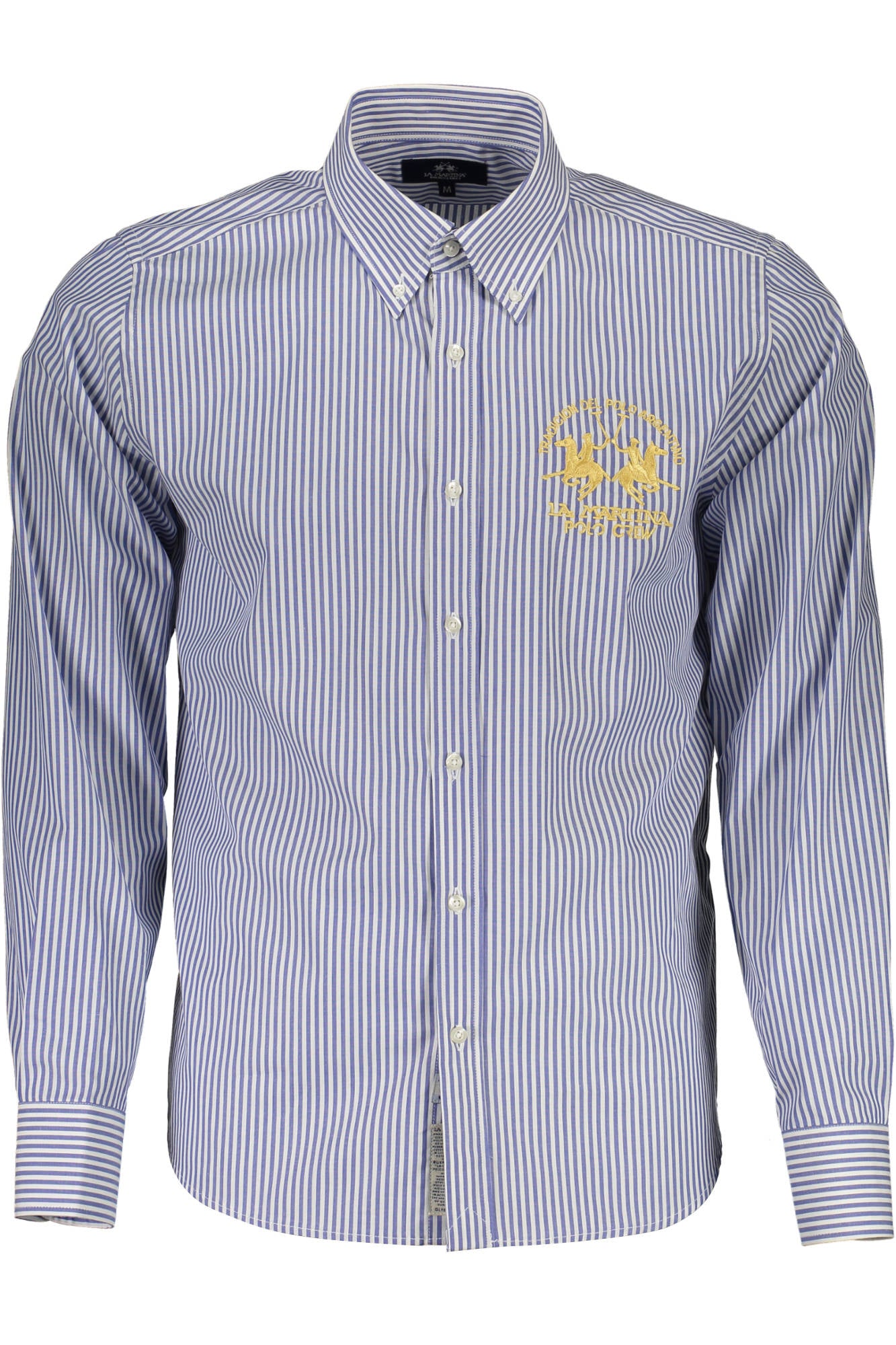 LA MARTINA MEN'S BLUE LONG SLEEVE SHIRT