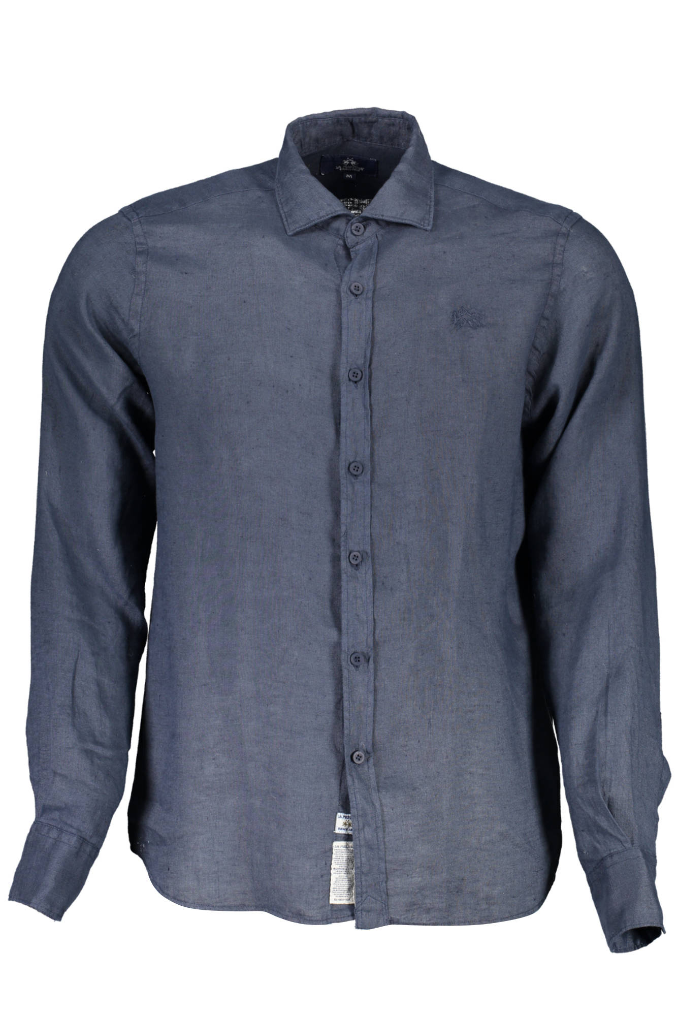 LA MARTINA MEN'S BLUE LONG SLEEVE SHIRT