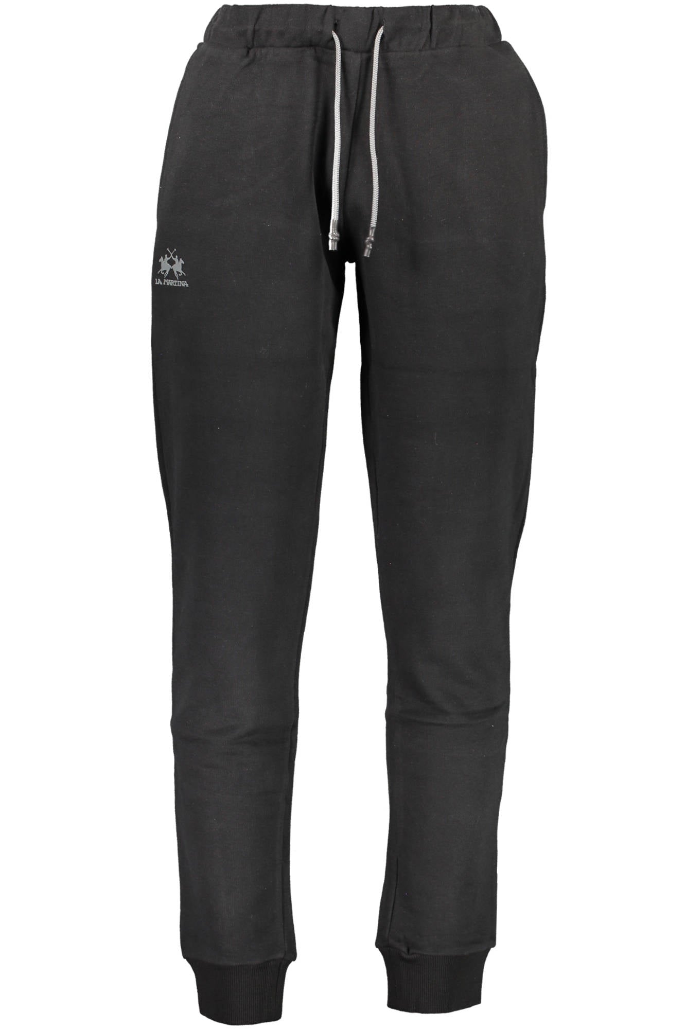 LA MARTINA MEN'S BLACK TROUSERS