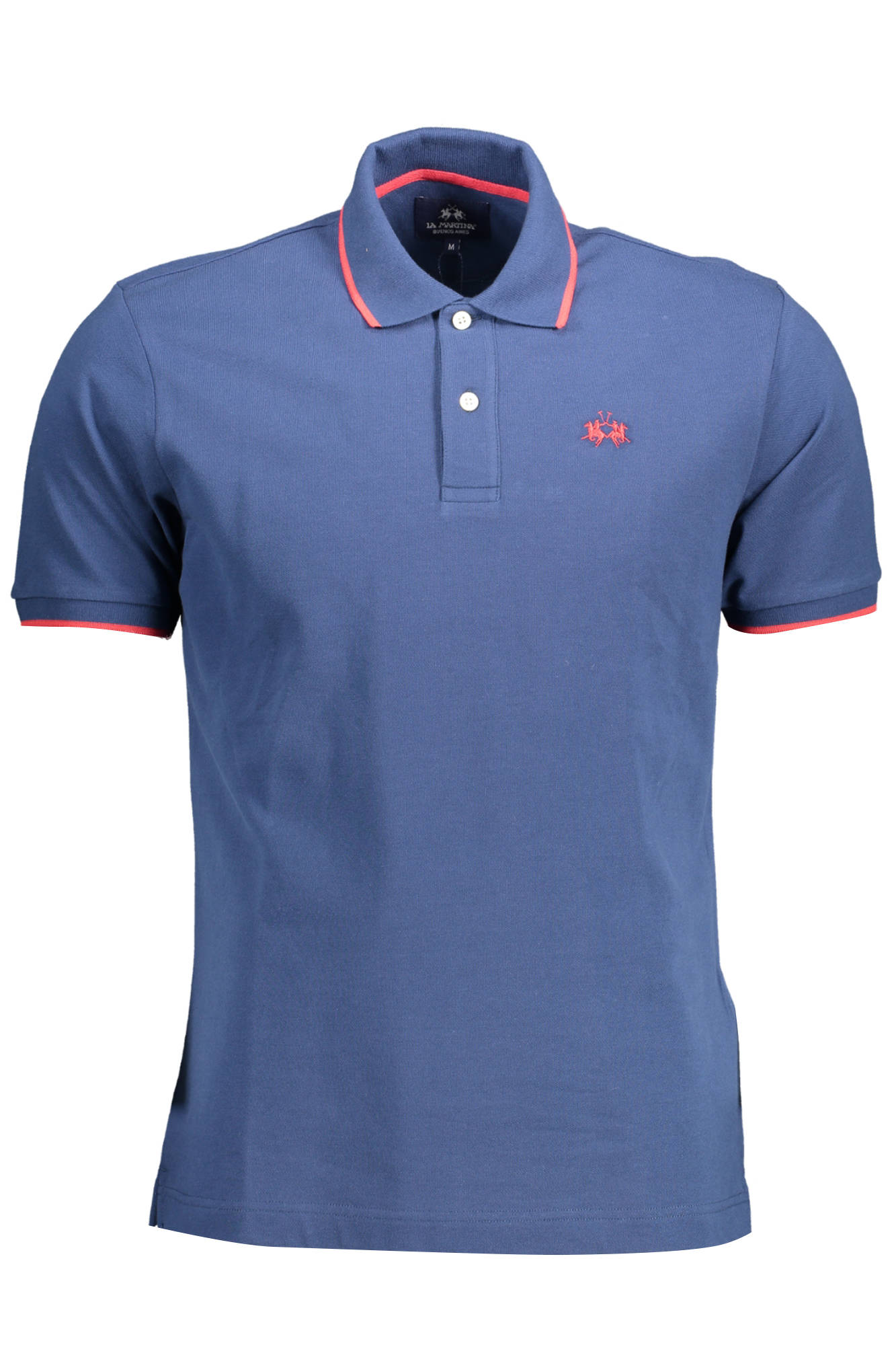 LA MARTINA POLO SHORT SLEEVE MAN BLUE