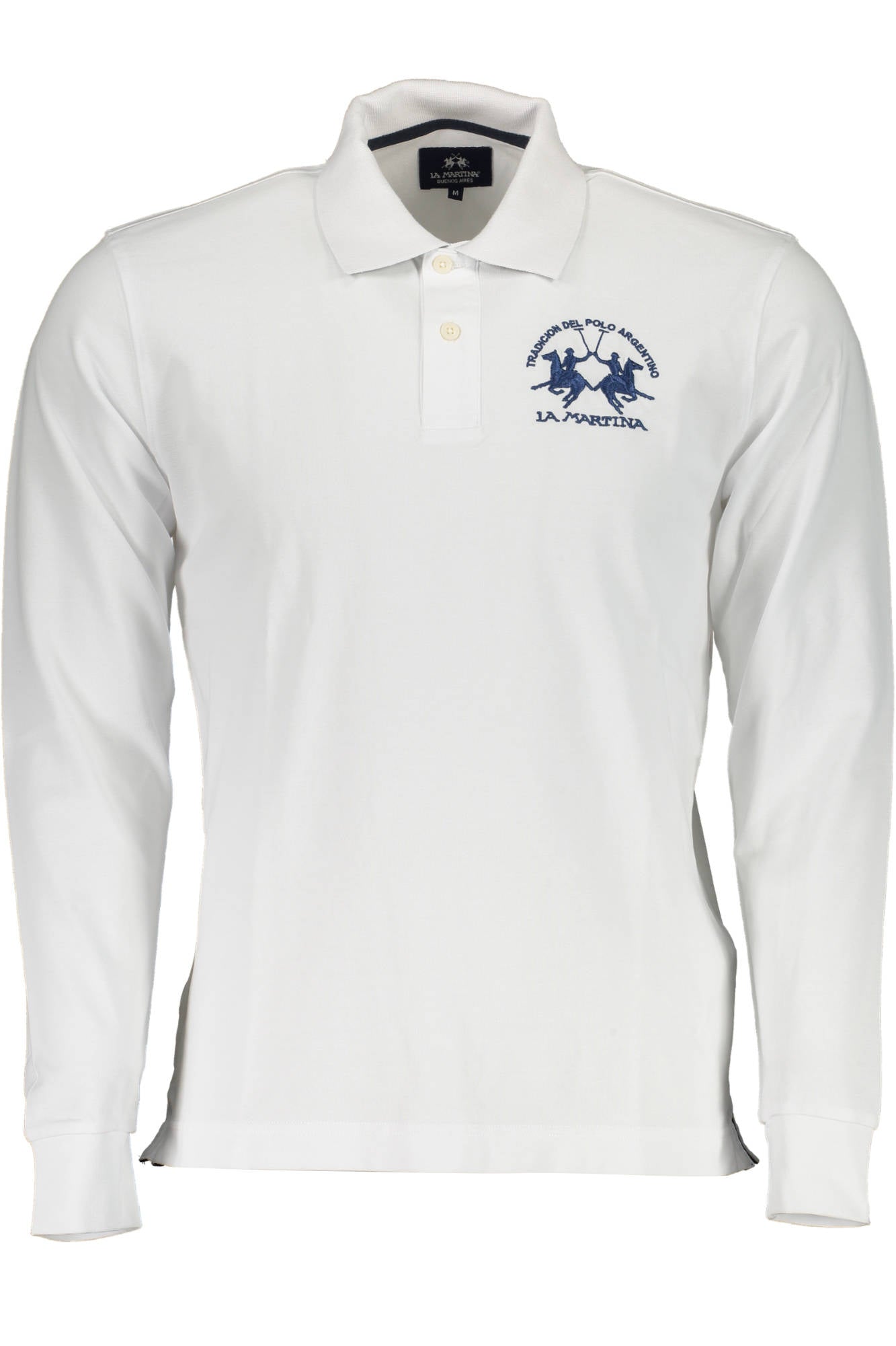 LA MARTINA POLO SHIRT LONG SLEEVES MAN WHITE