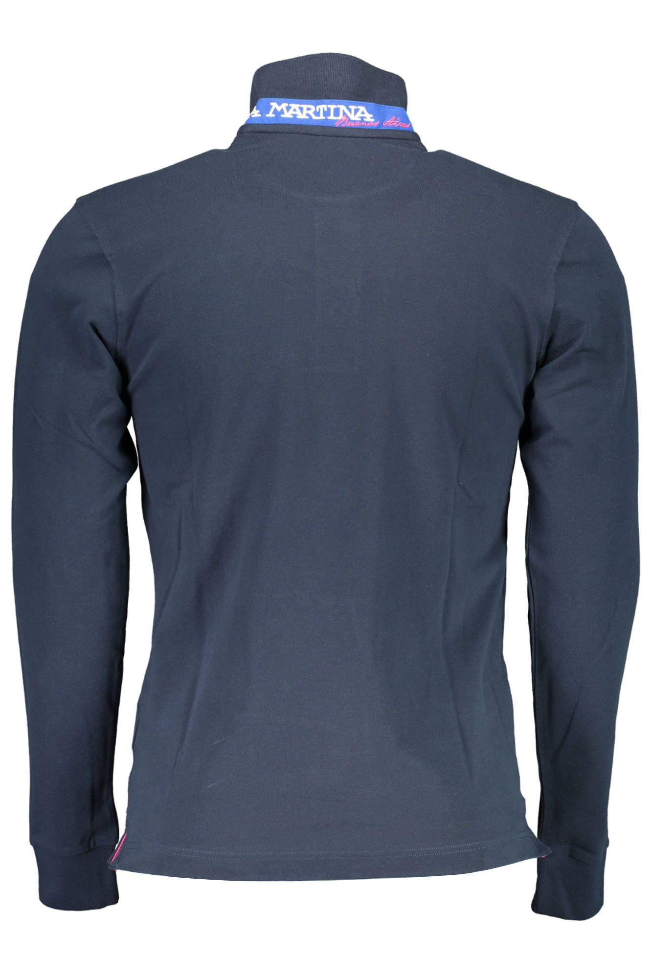 LA MARTINA LONG SLEEVE POLO SHIRT MAN BLUE