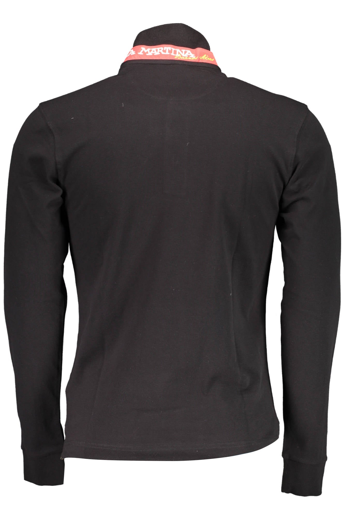 LA MARTINA POLO LONG SLEEVE MAN BLACK
