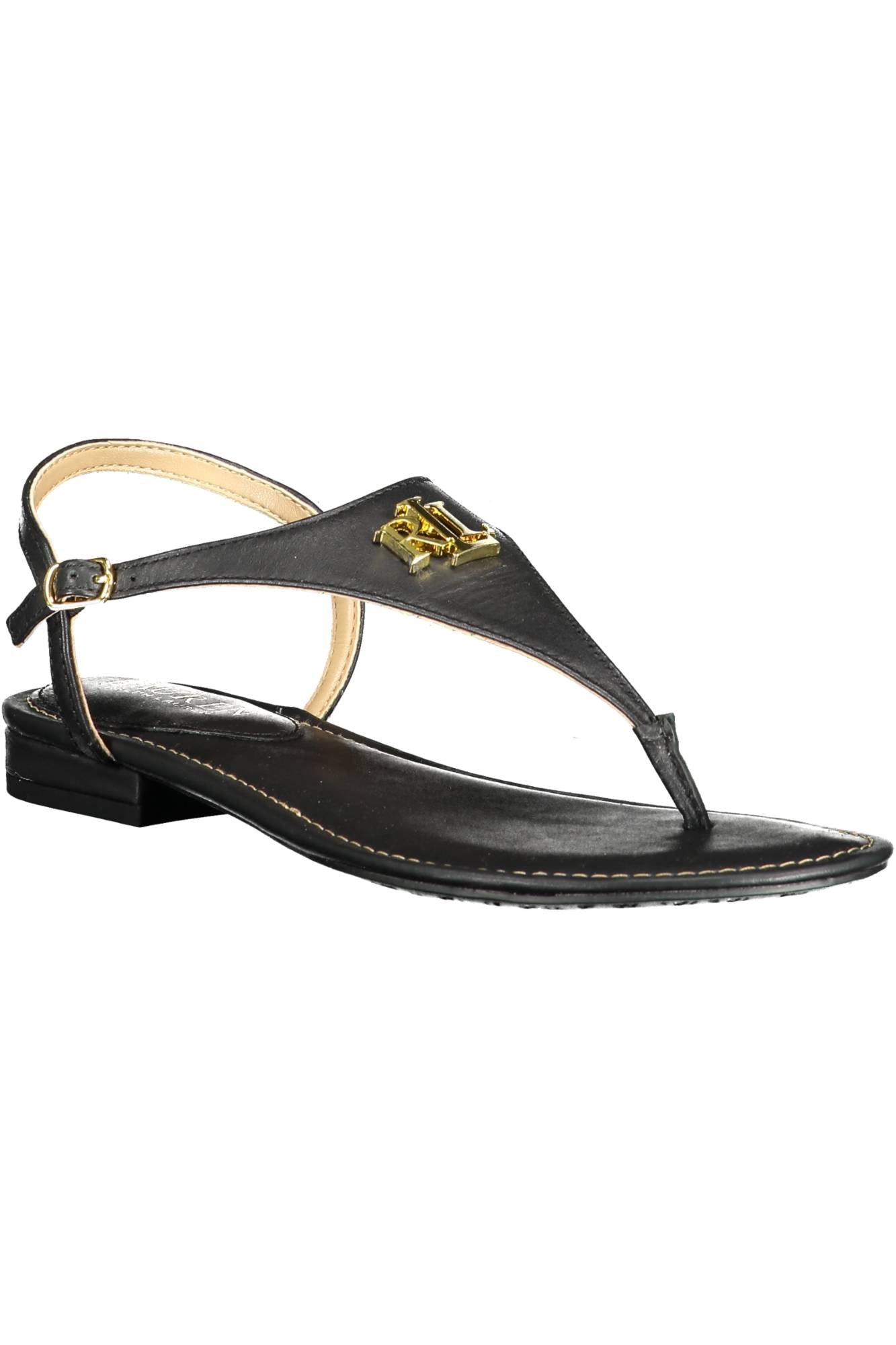 LAUREN RALPH LAUREN WOMEN'S BLACK SANDAL SHOES