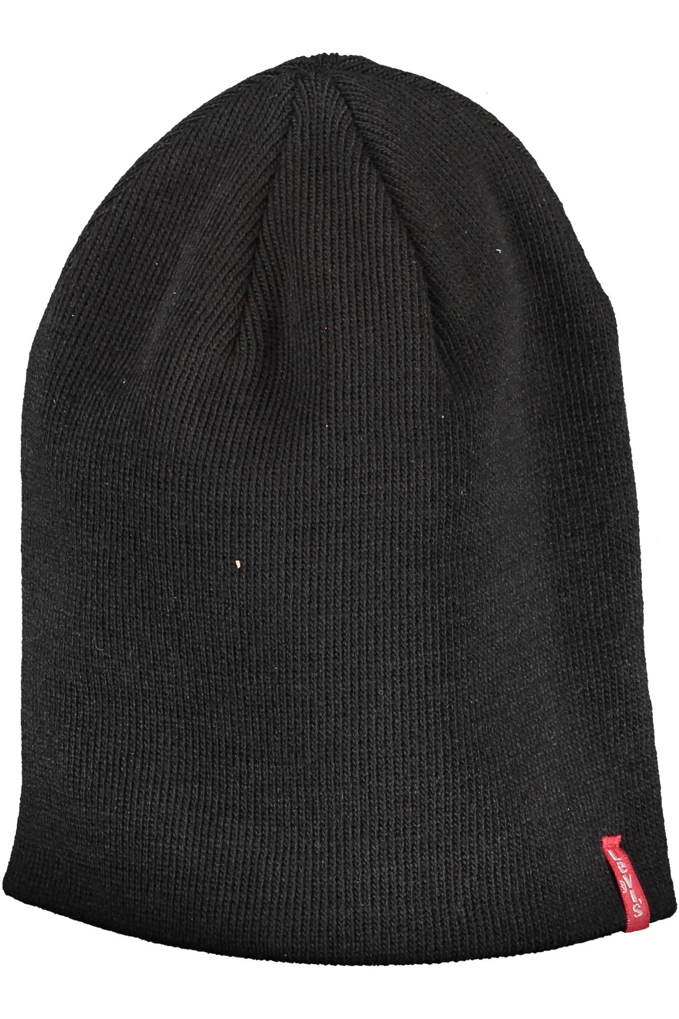 LEVI'S BLACK MEN'S BEANIE