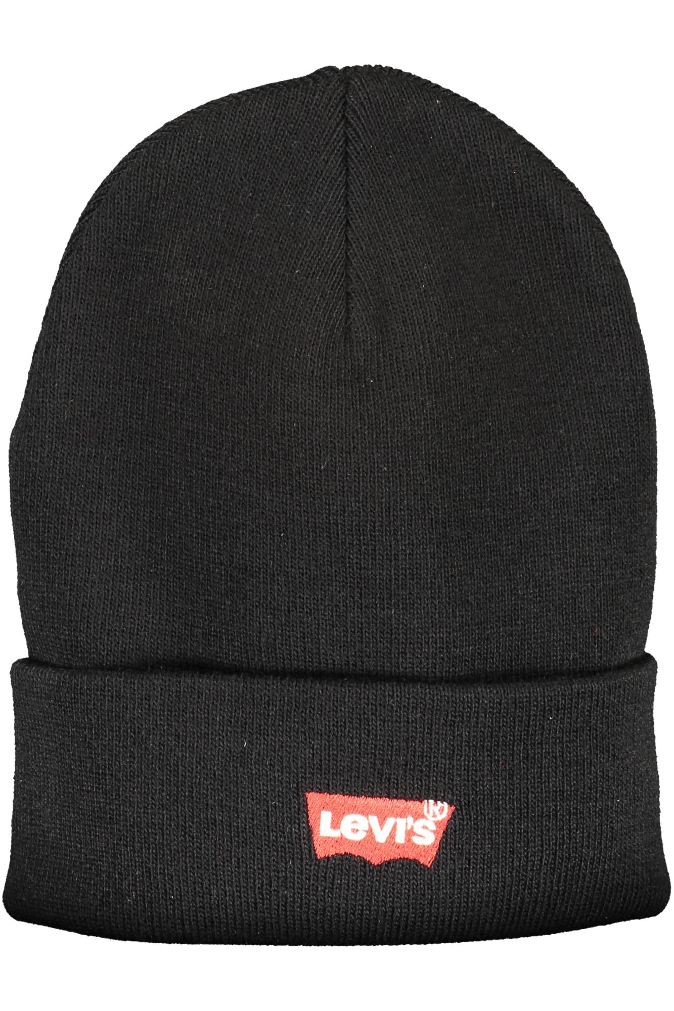 LEVI'S BLACK MEN'S BEANIE
