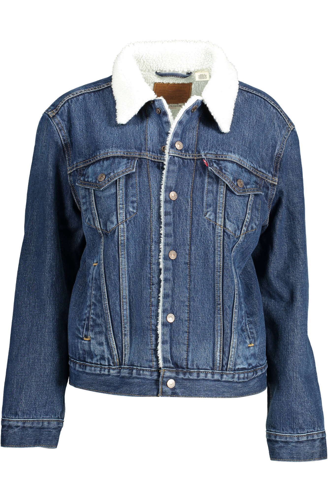 LEVI'S WOMEN'S BLUE JEANS JACKET
