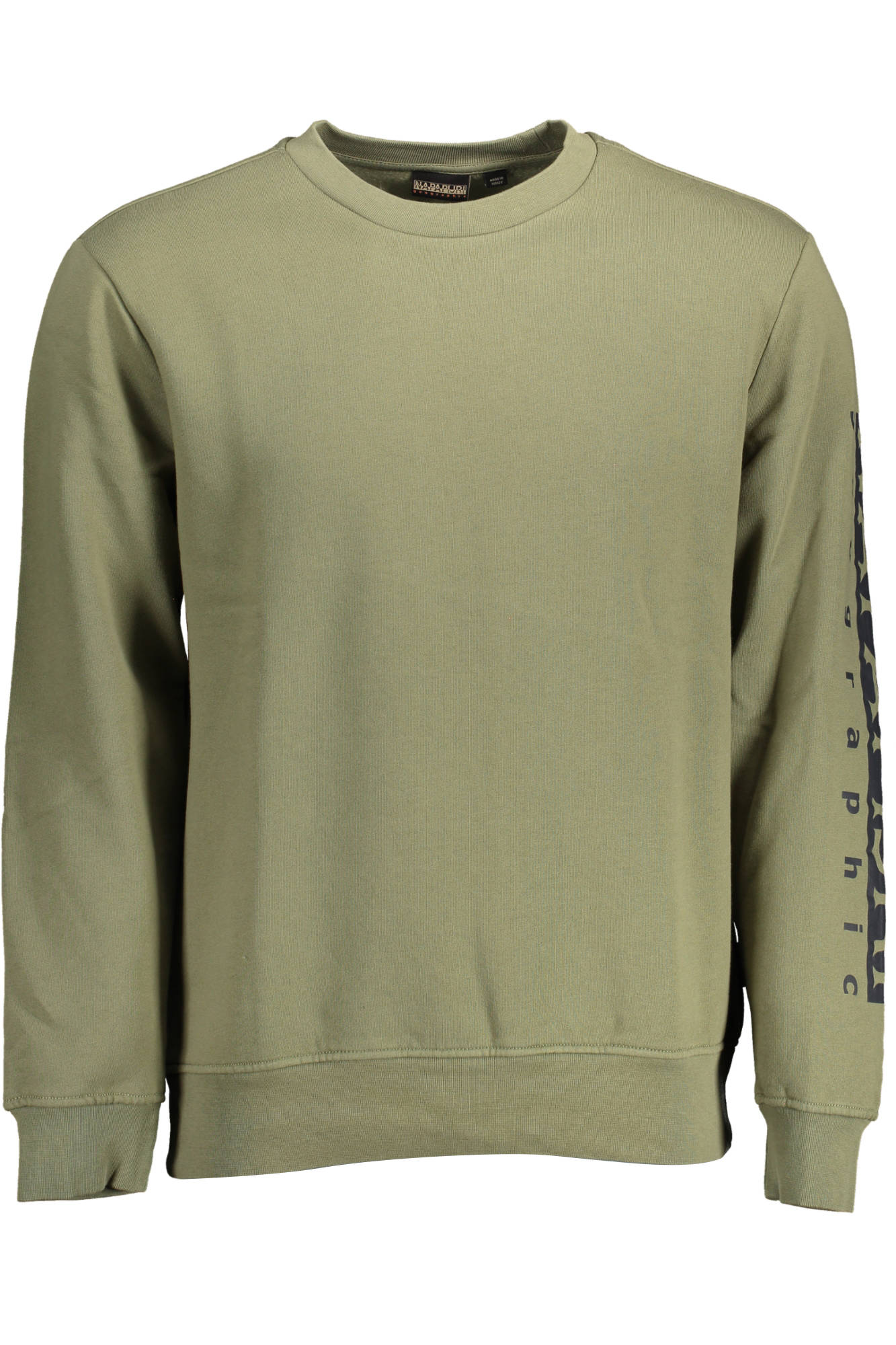 NAPAPIJRI SWEATSHIRT WITHOUT ZIP MAN GREEN