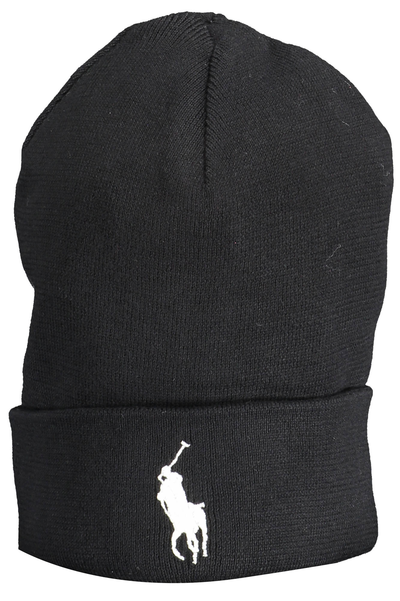 RALPH LAUREN BLACK MEN'S BEANIE