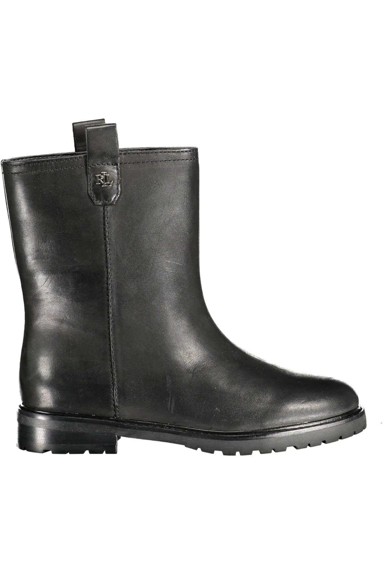 RALPH LAUREN WOMEN'S BLACK FOOTWEAR BOOT