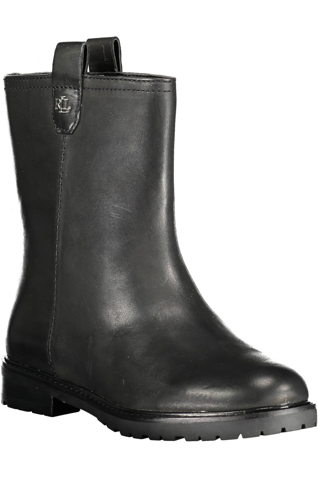 RALPH LAUREN WOMEN'S BLACK FOOTWEAR BOOT