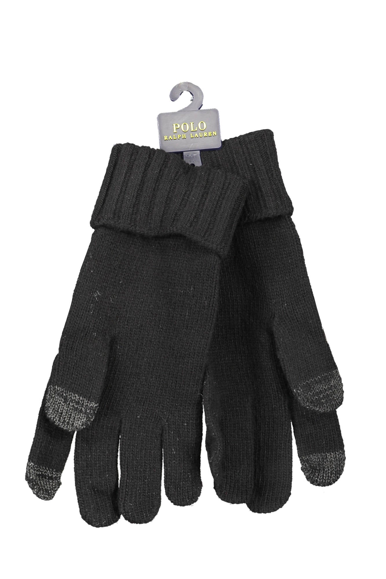 RALPH LAUREN MEN'S BLACK GLOVES