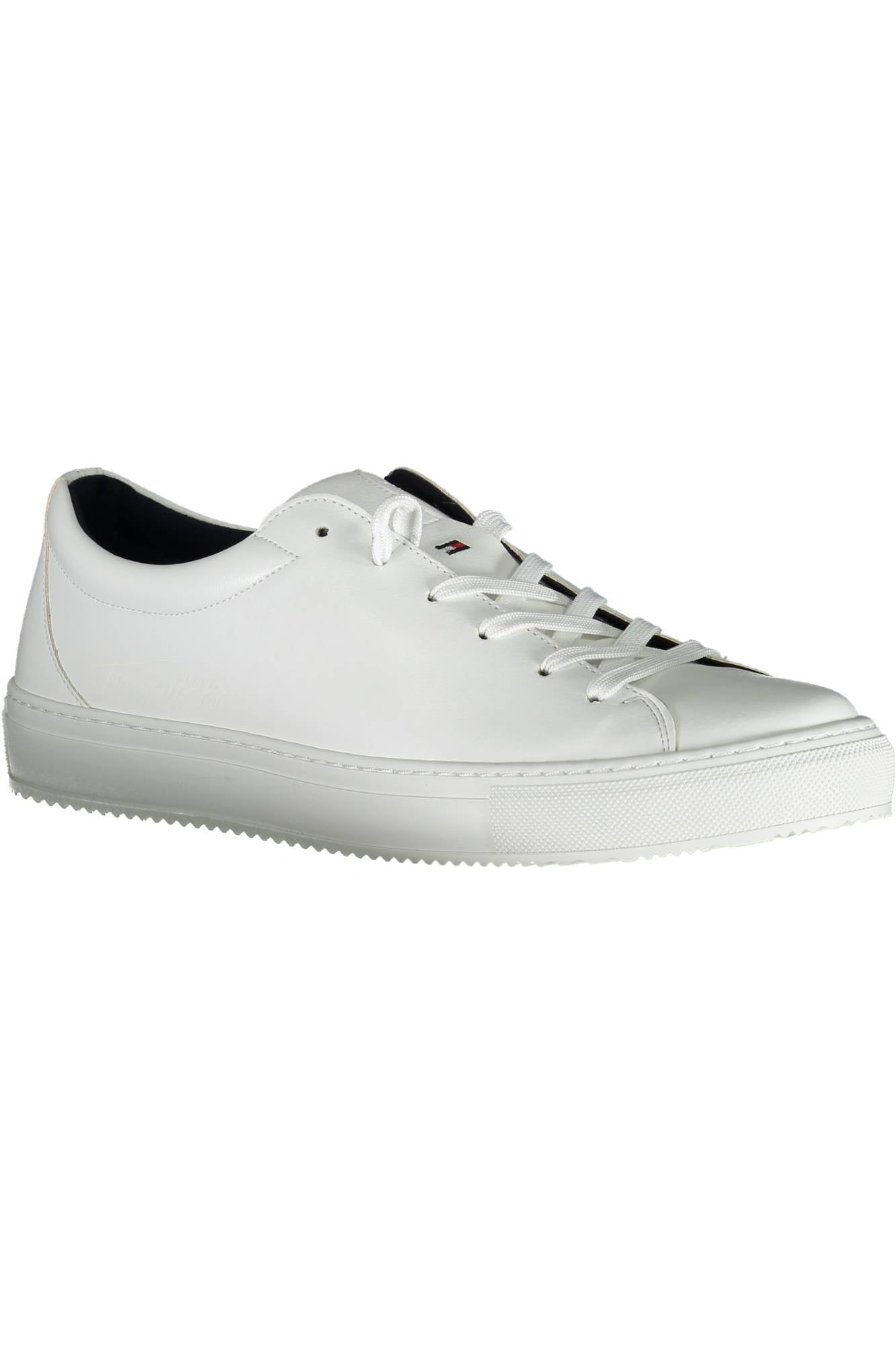 TOMMY HILFIGER WHITE MEN'S SPORTS SHOES