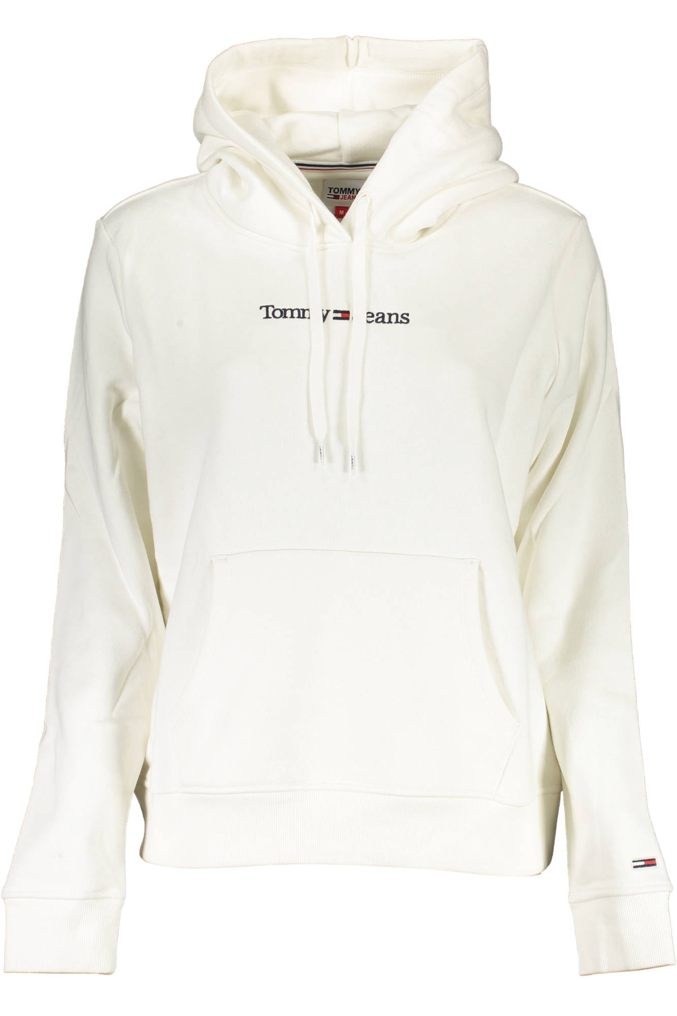 TOMMY HILFIGER WOMEN'S WHITE SWEATSHIRT WITHOUT ZIP