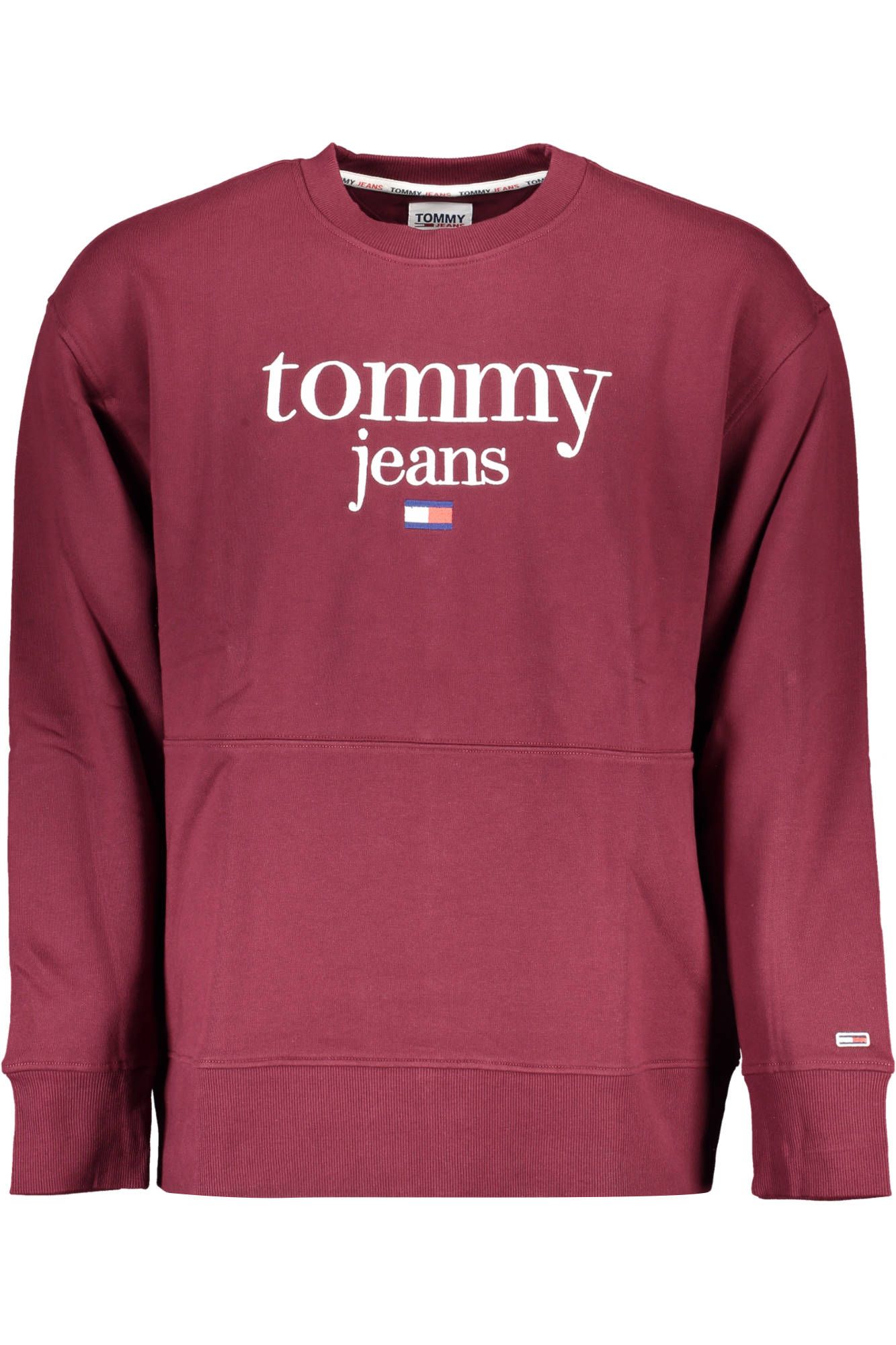 TOMMY HILFIGER MAN PURPLE SWEATSHIRT WITHOUT ZIP